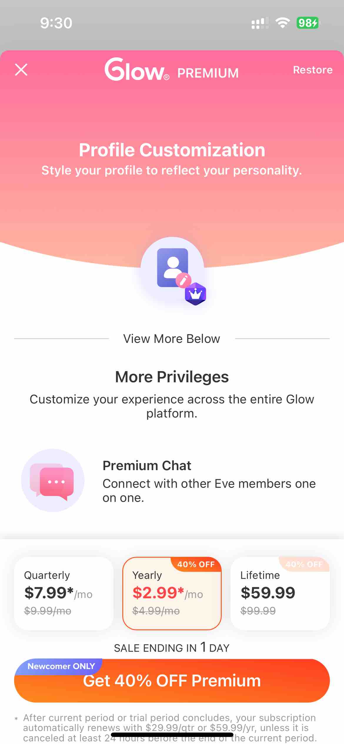 Period Tracker - Eve