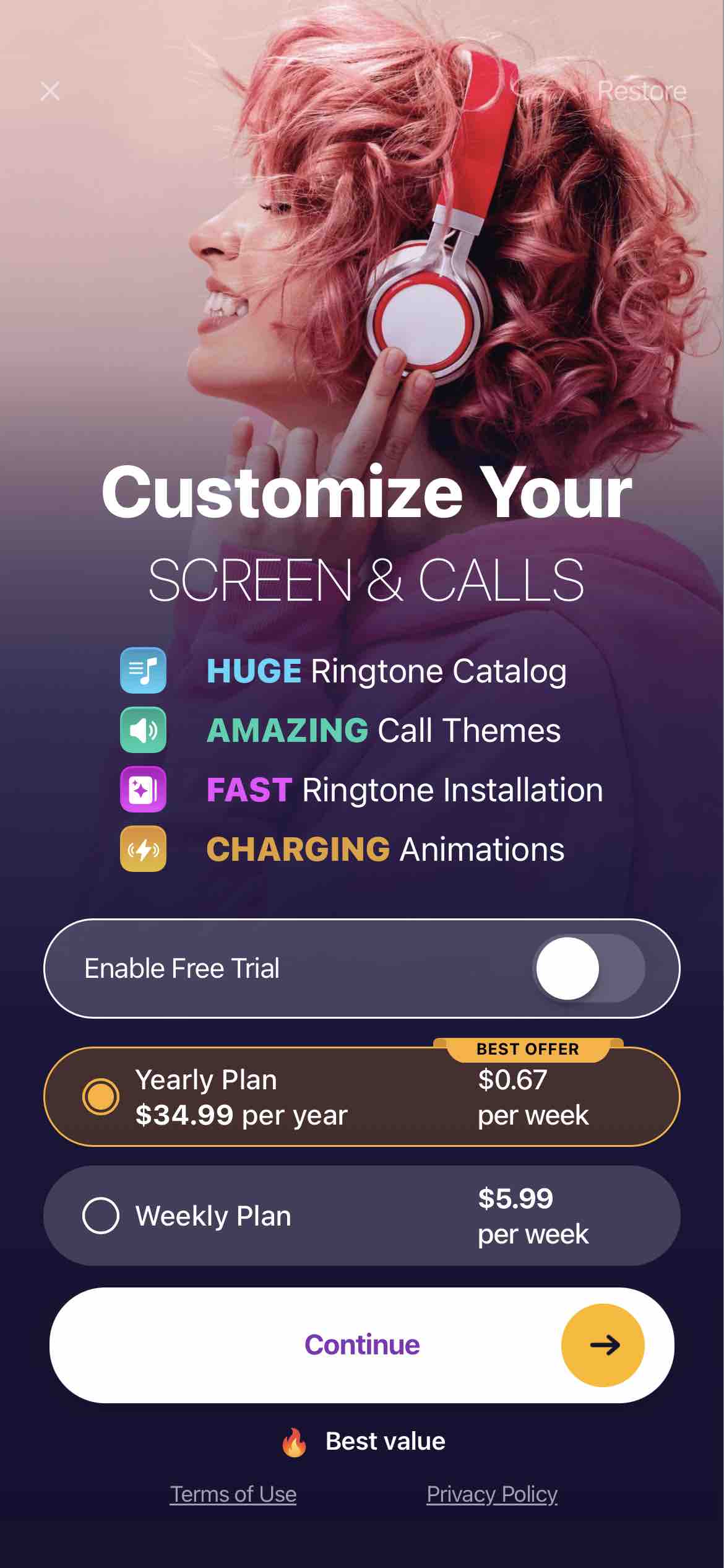 Ringtones for iphone: Ringtune