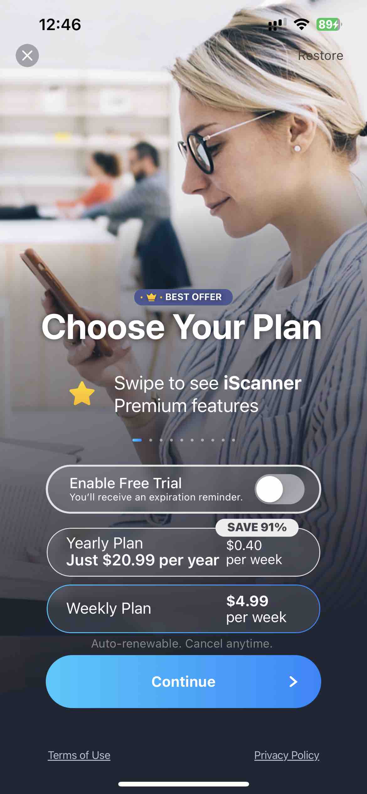 iScanner: PDF Document Scanner