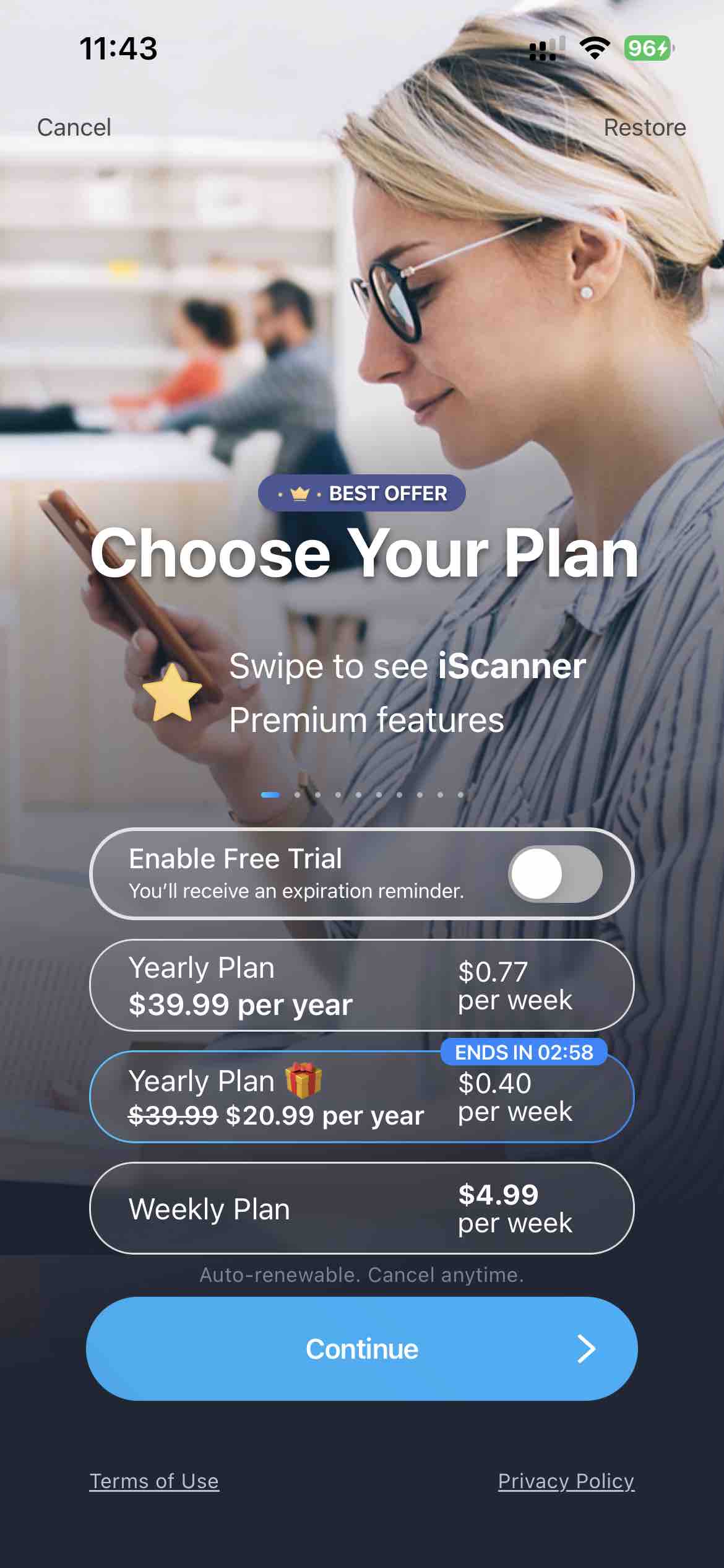 iScanner: PDF Document Scanner