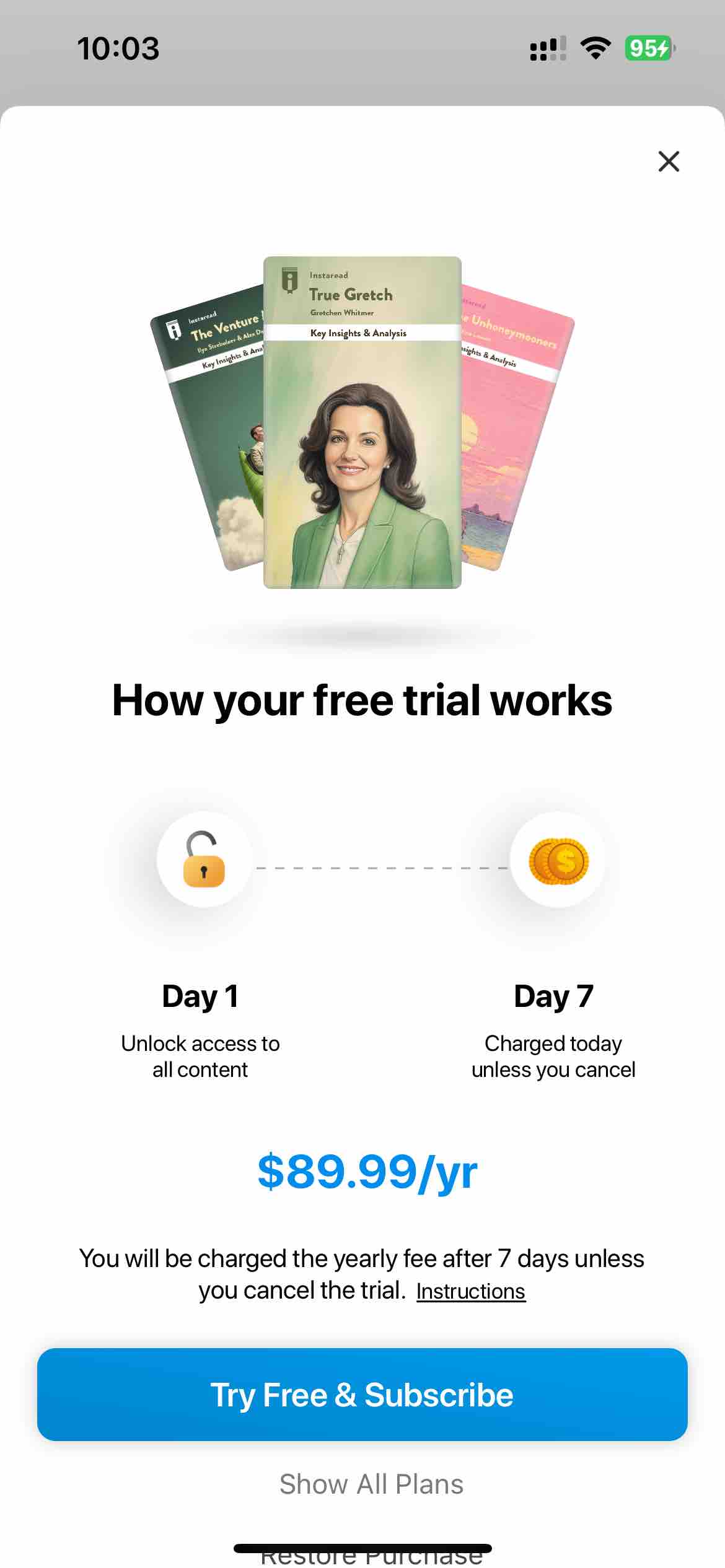 Instaread: Learn Something New