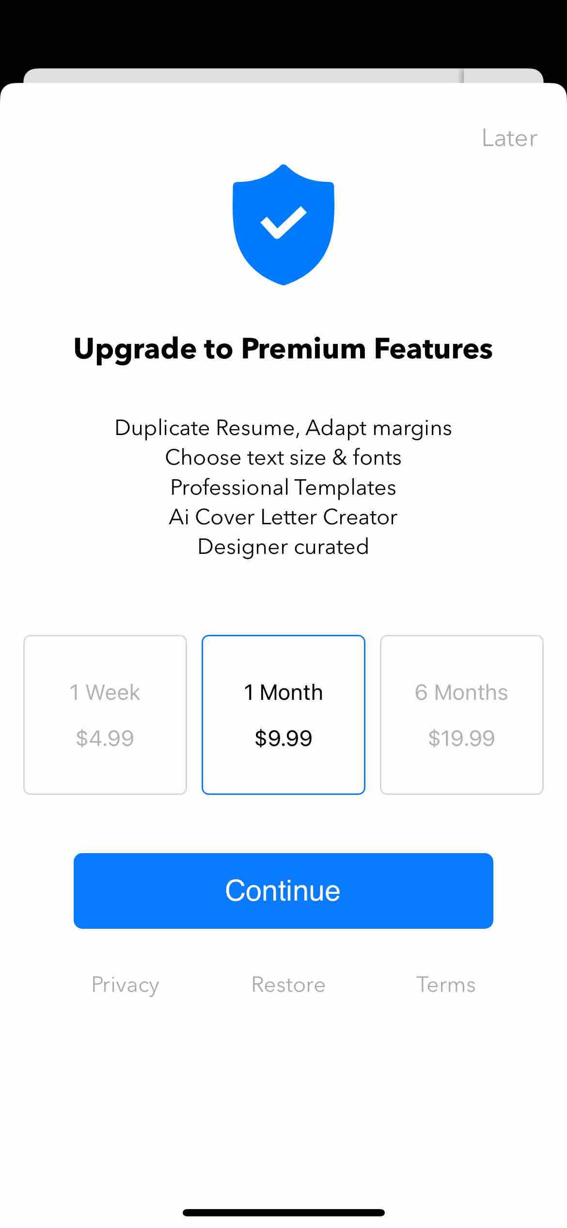 Resume Builder⁺