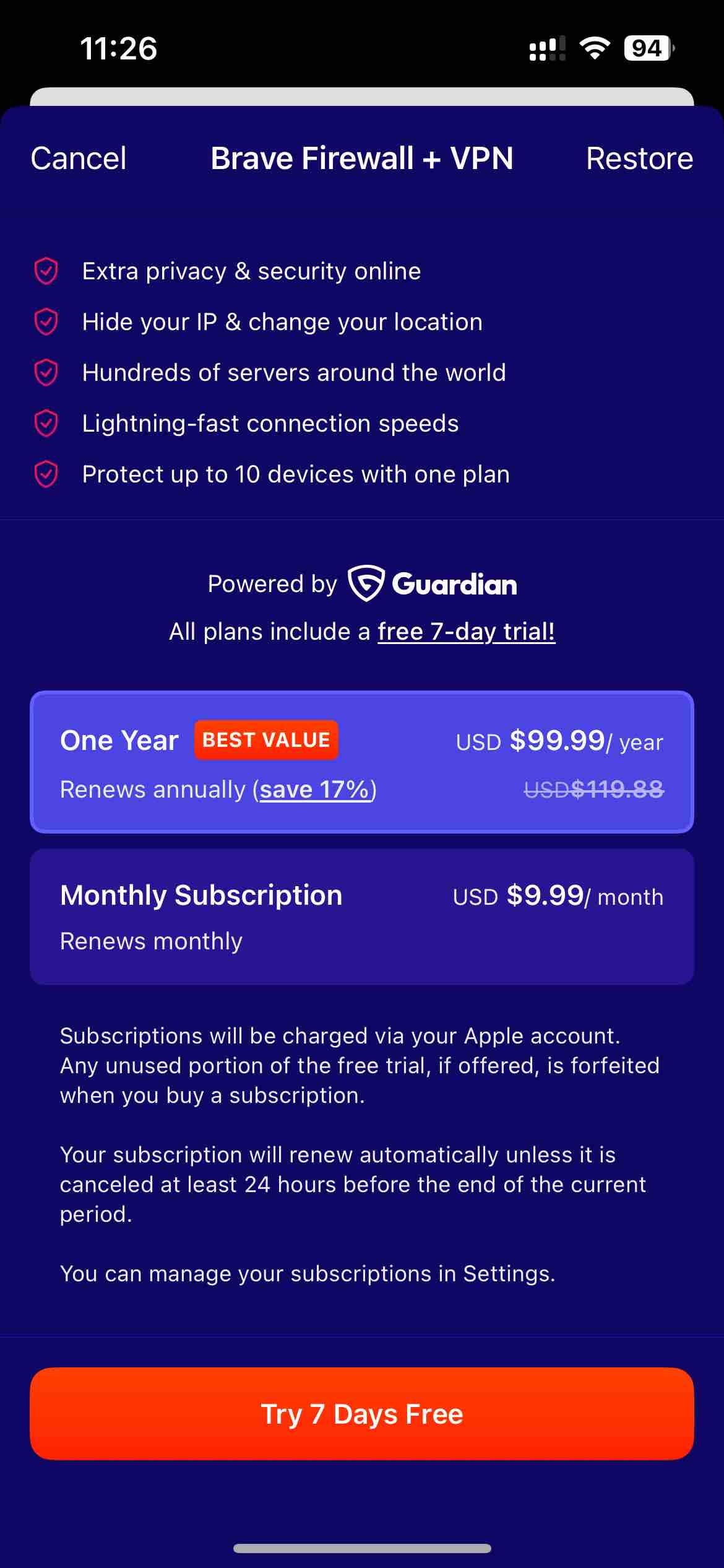Brave Browser & Search Engine