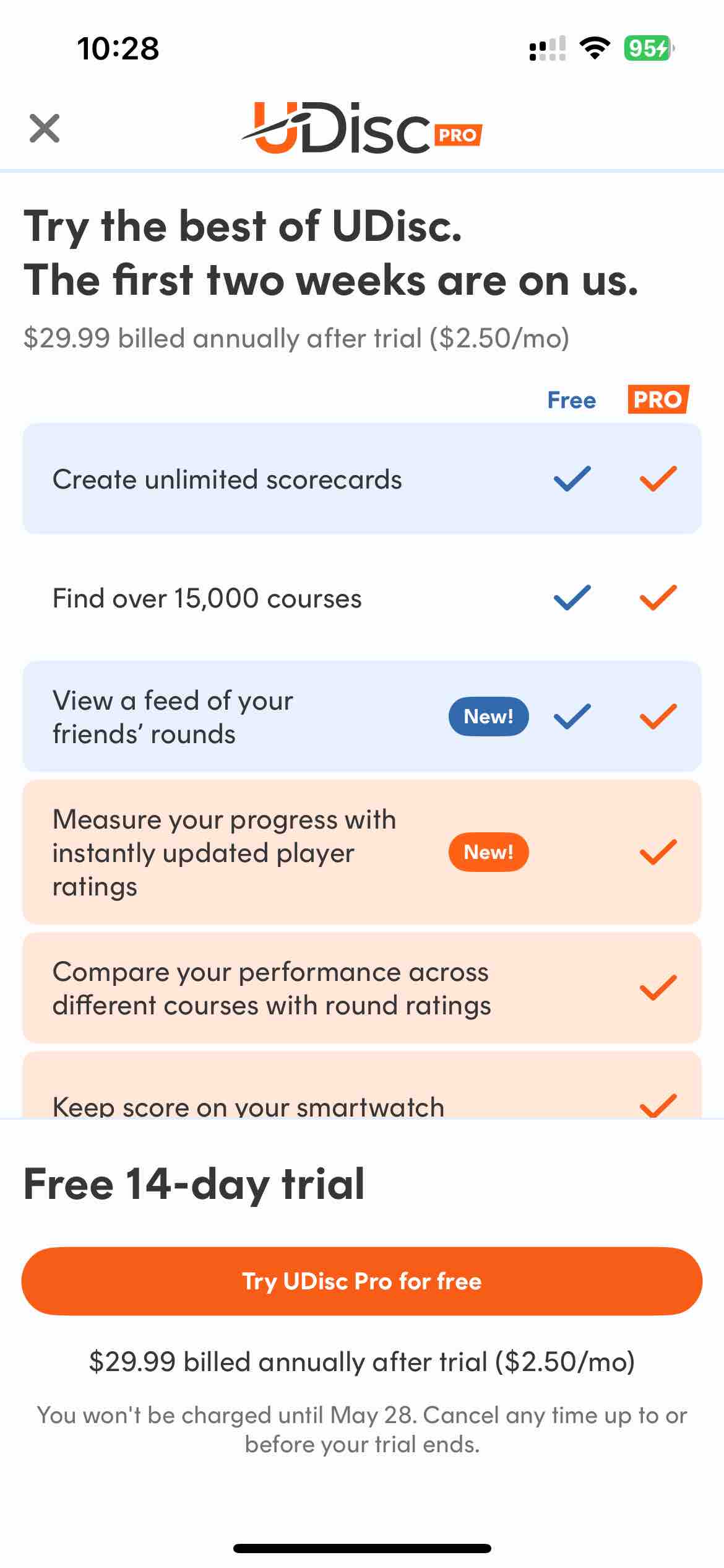UDisc Disc Golf