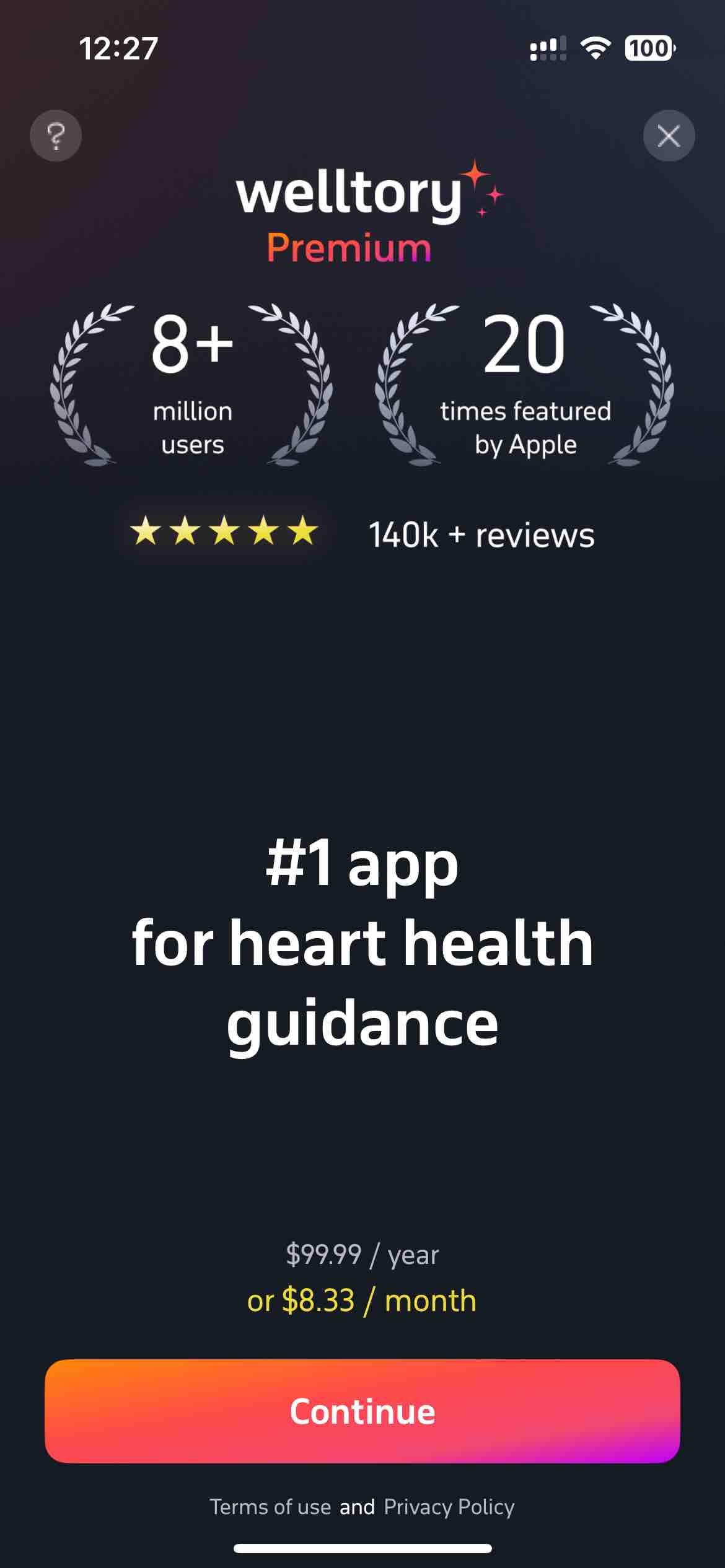 Welltory: Stress & Heart Rate