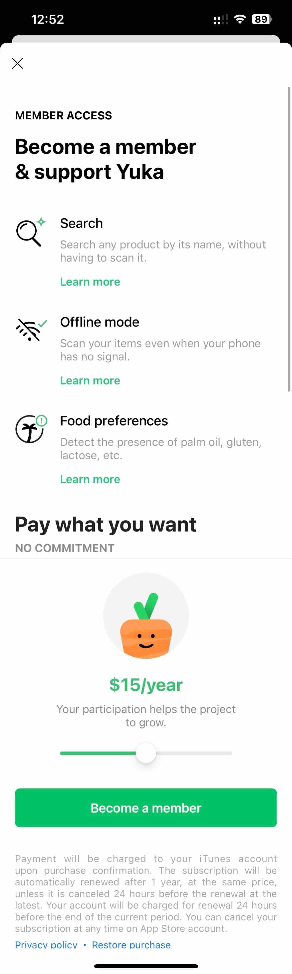 Yuka - Food & Cosmetic Scanner
