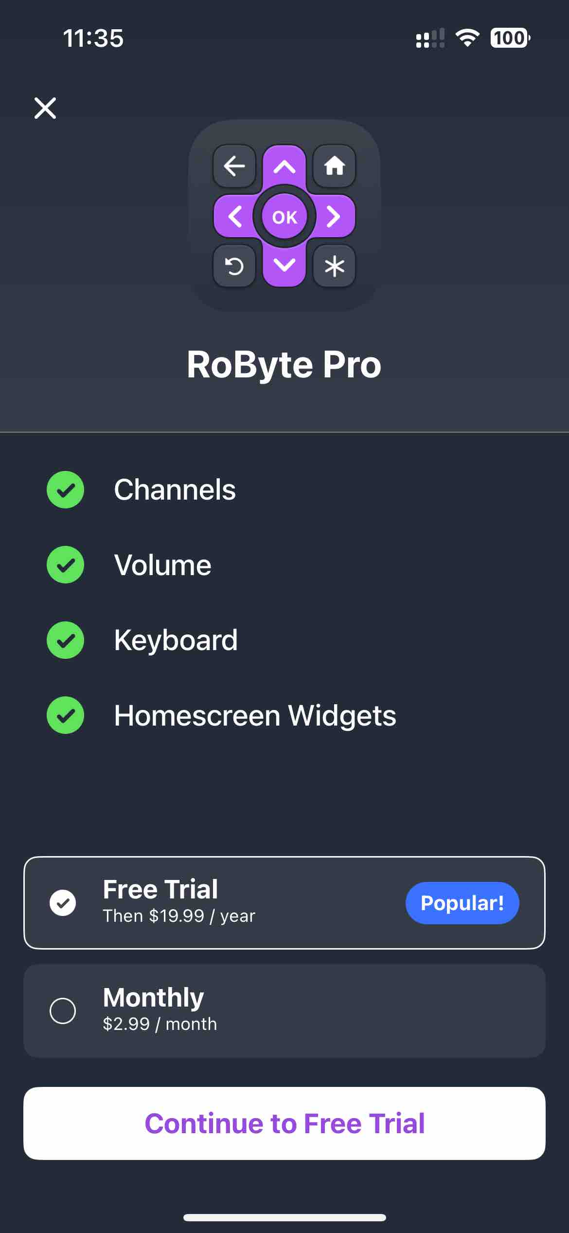 RoByte: Roku Remote TV App