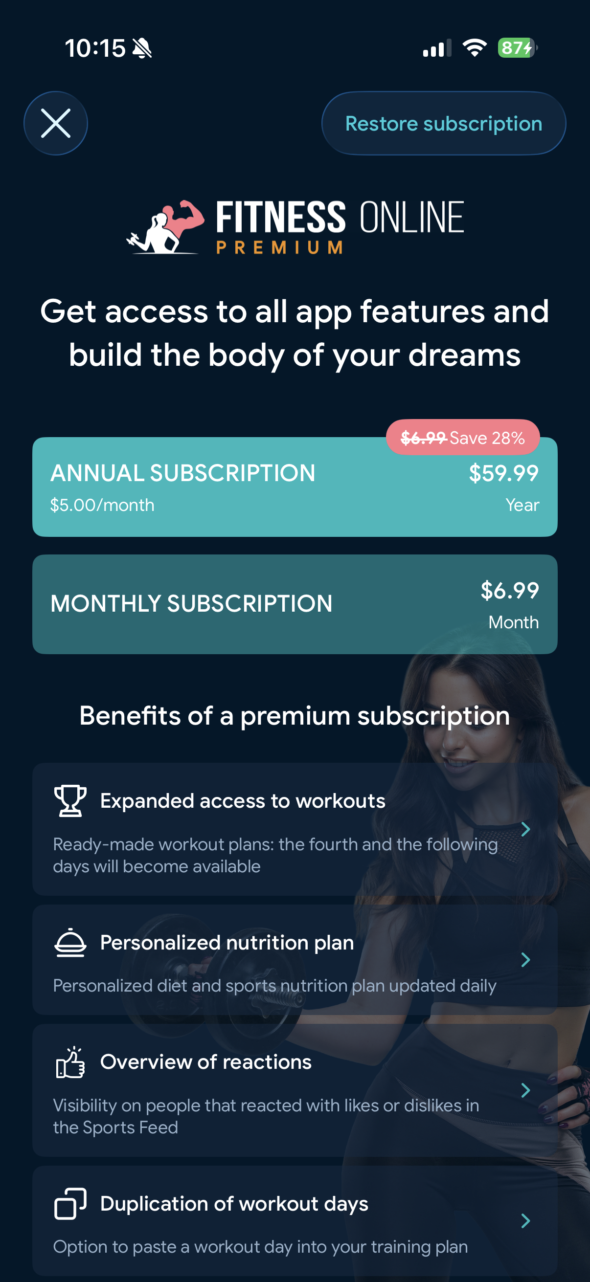 Fitness App: Gym Workout Plan