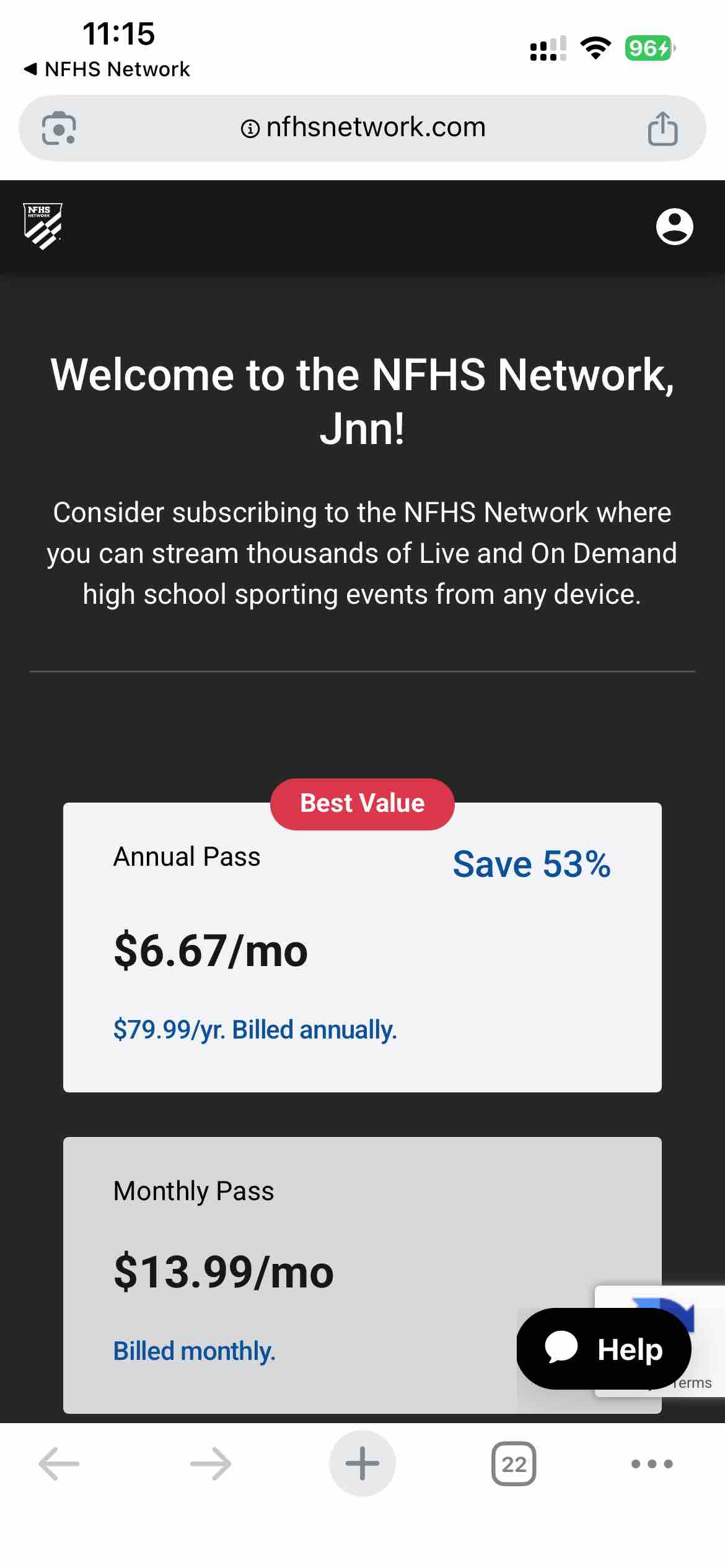 NFHS Network