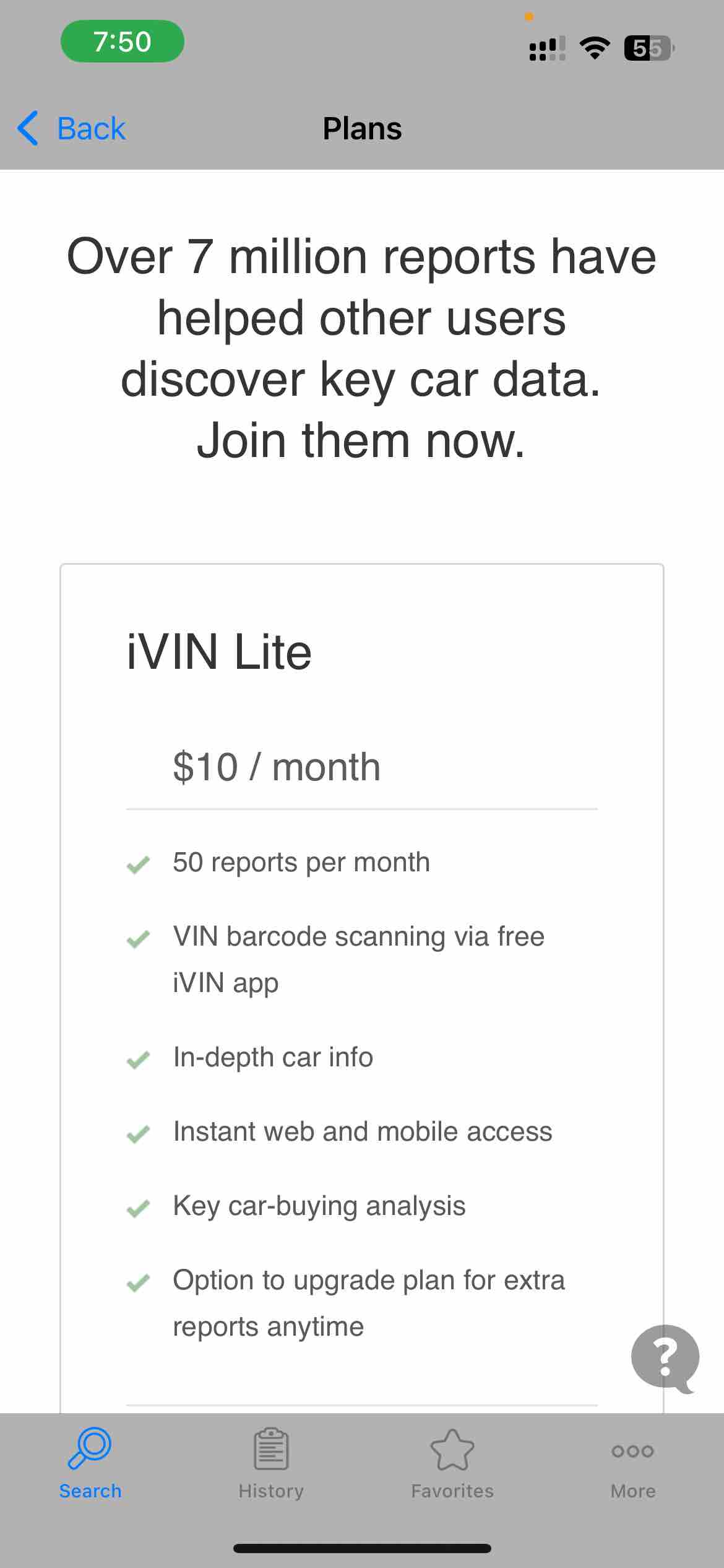 VIN Report for Used Cars