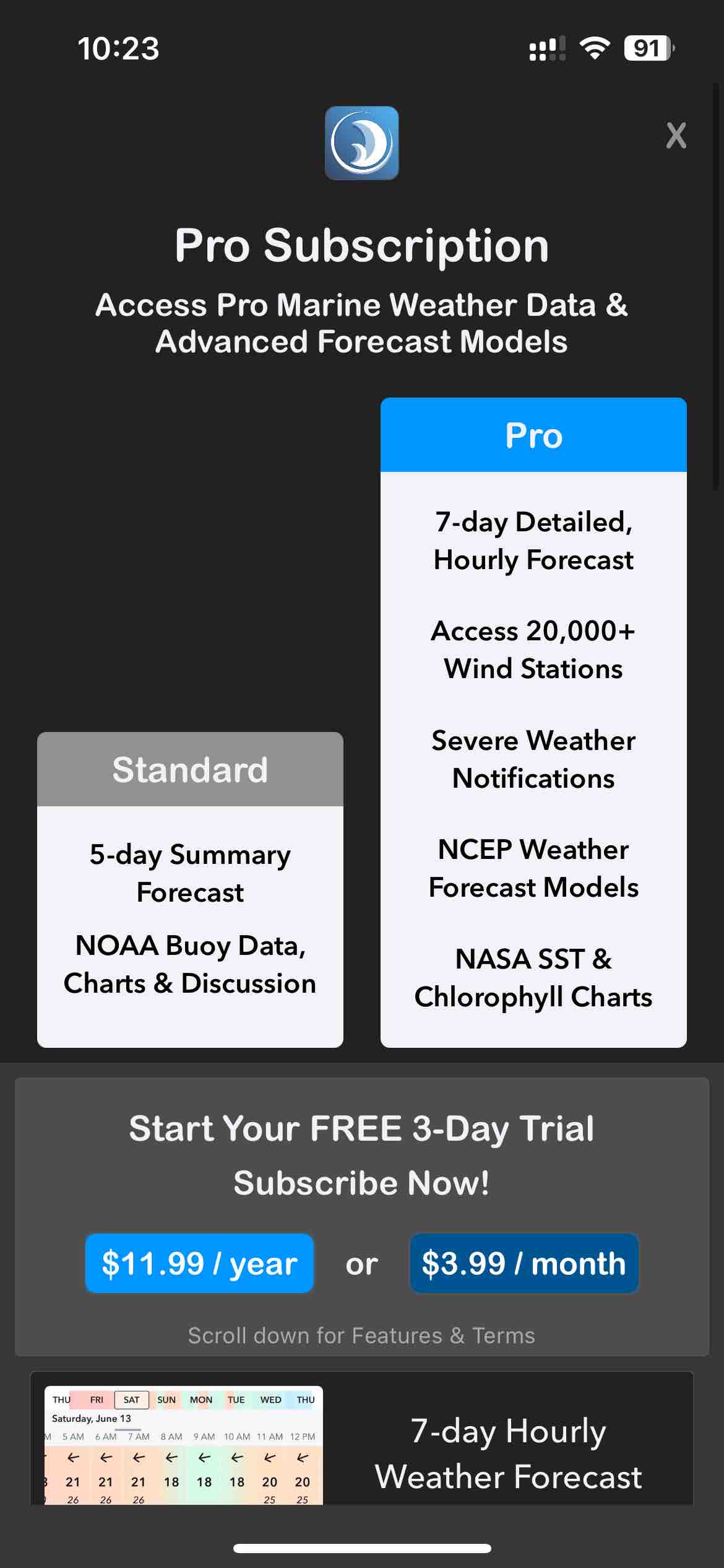 Marine Weather Forecast Pro