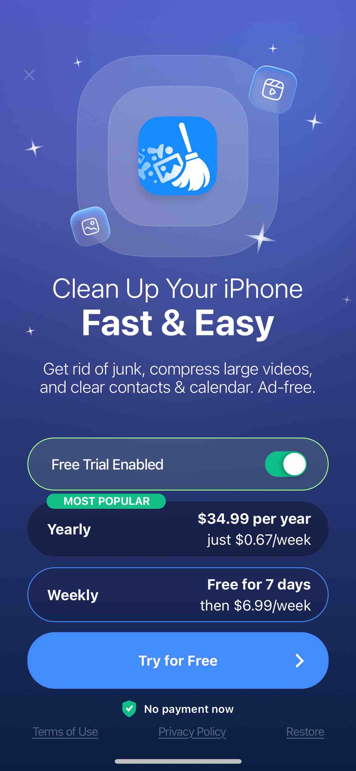 Cleaner Kit - Clean Up Storage