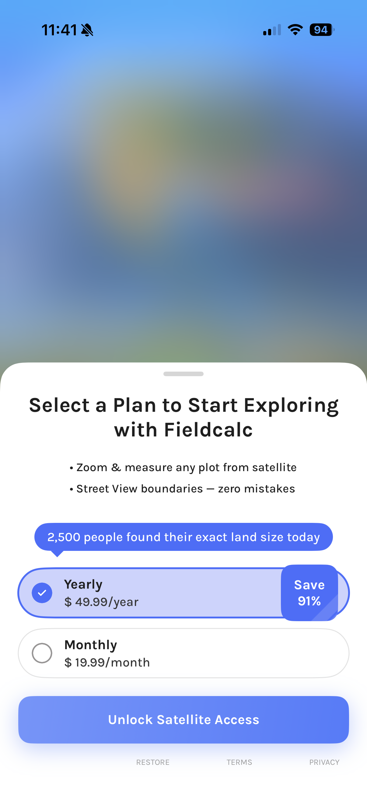 FieldCalc - GPS Area Measure