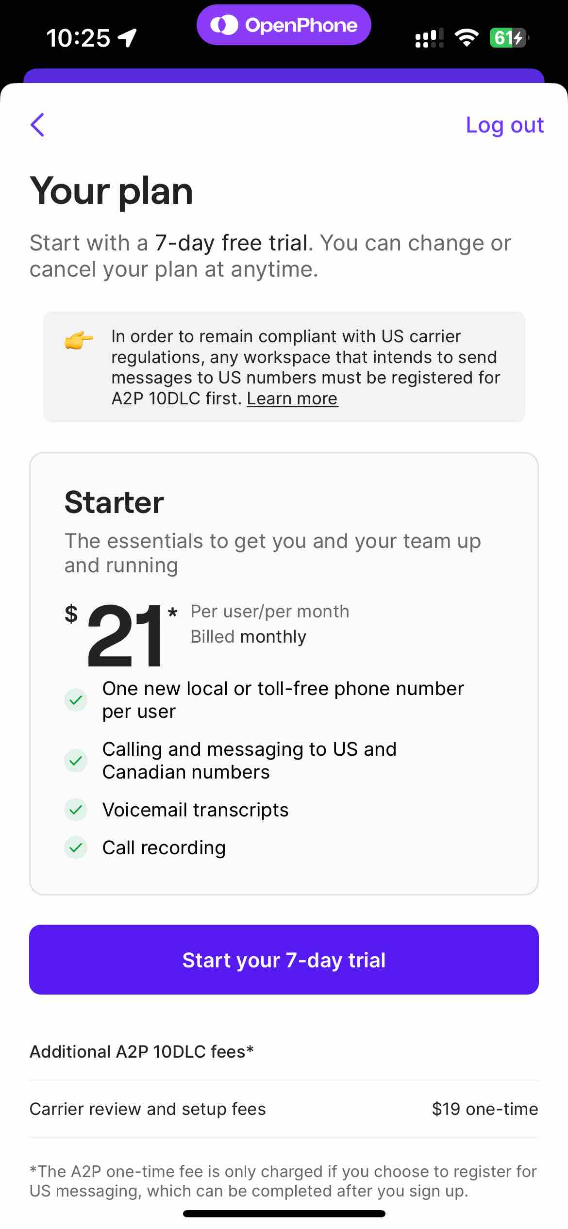 OpenPhone: Second Phone Number