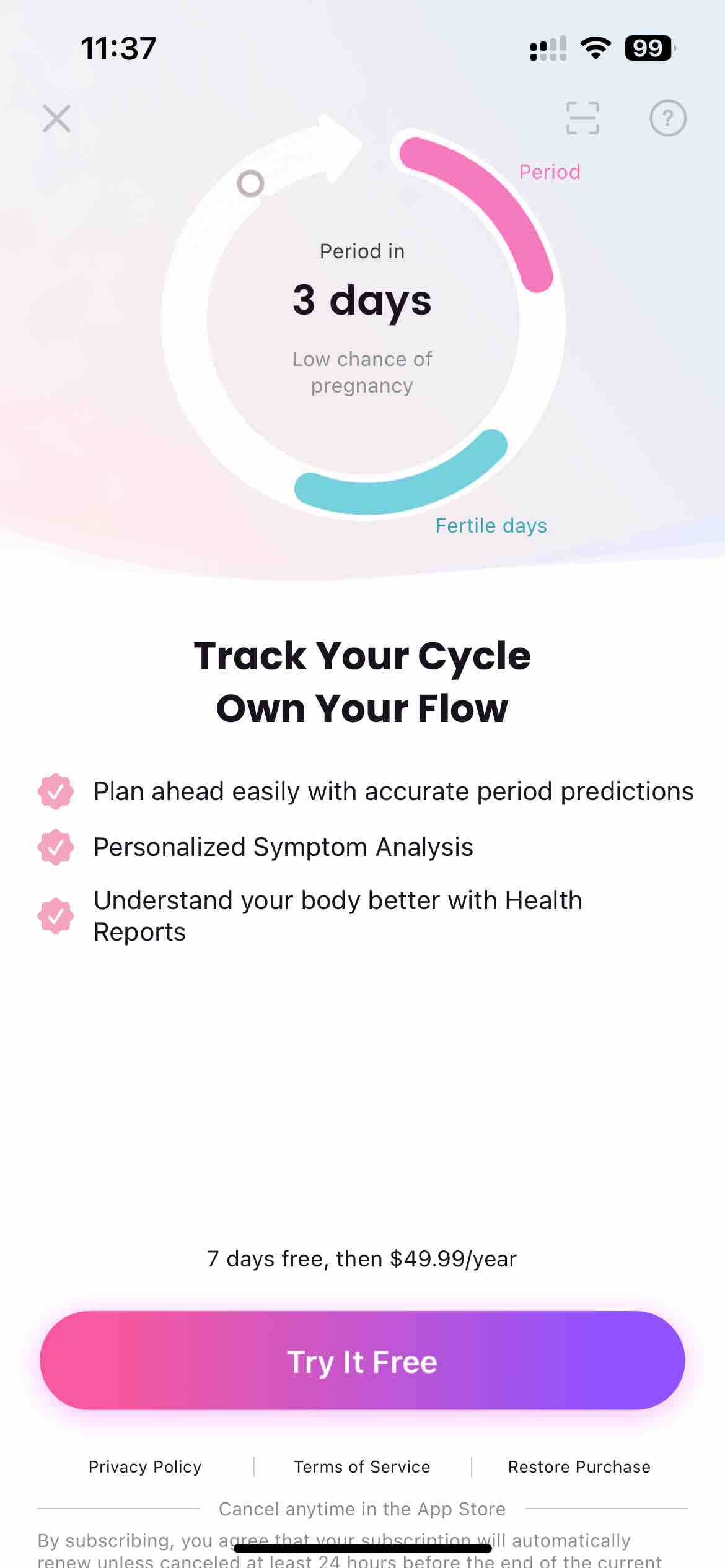 Femometer Fertility Tracker