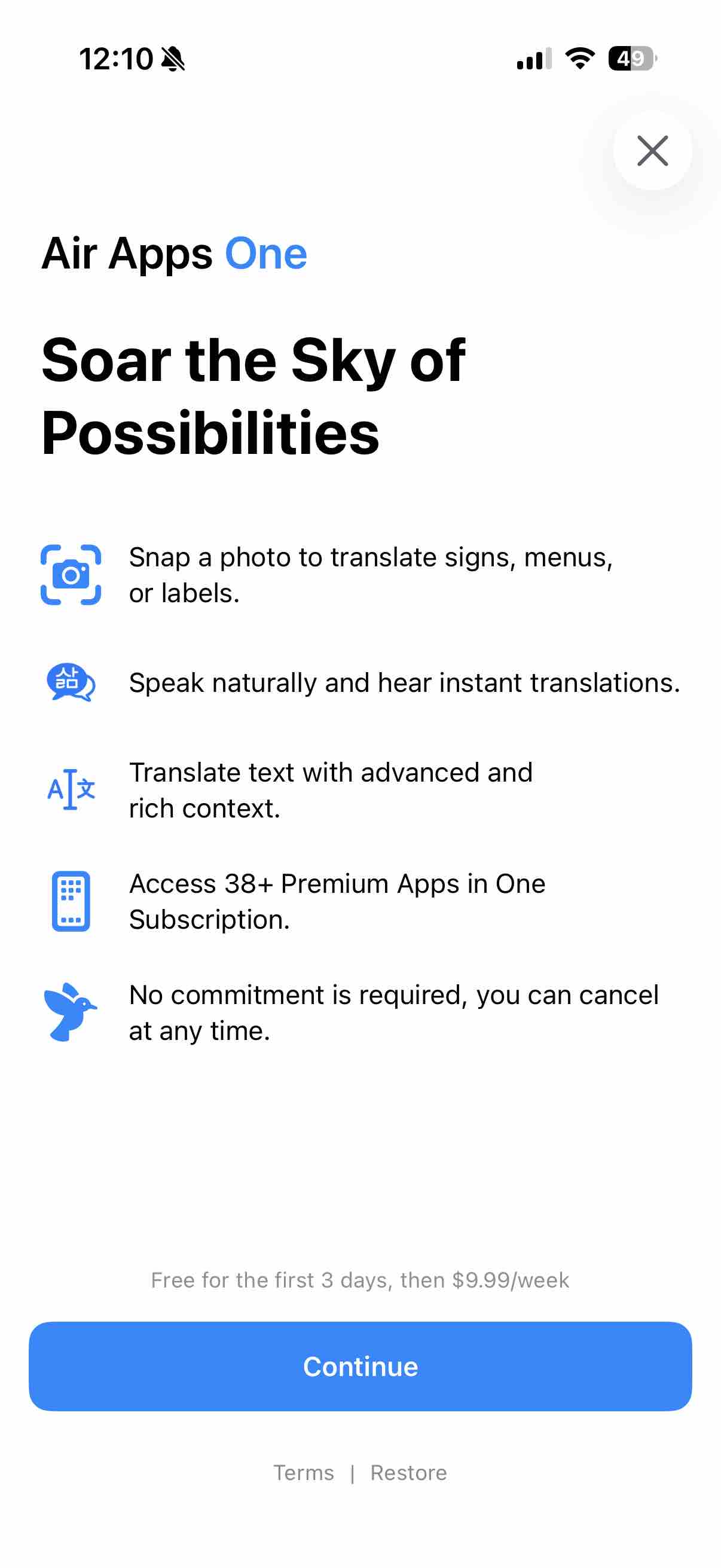Translate Now - AI Translator