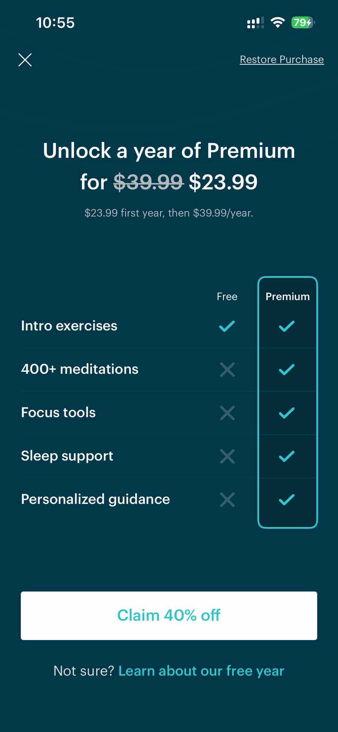 Balance: Meditation & Sleep
