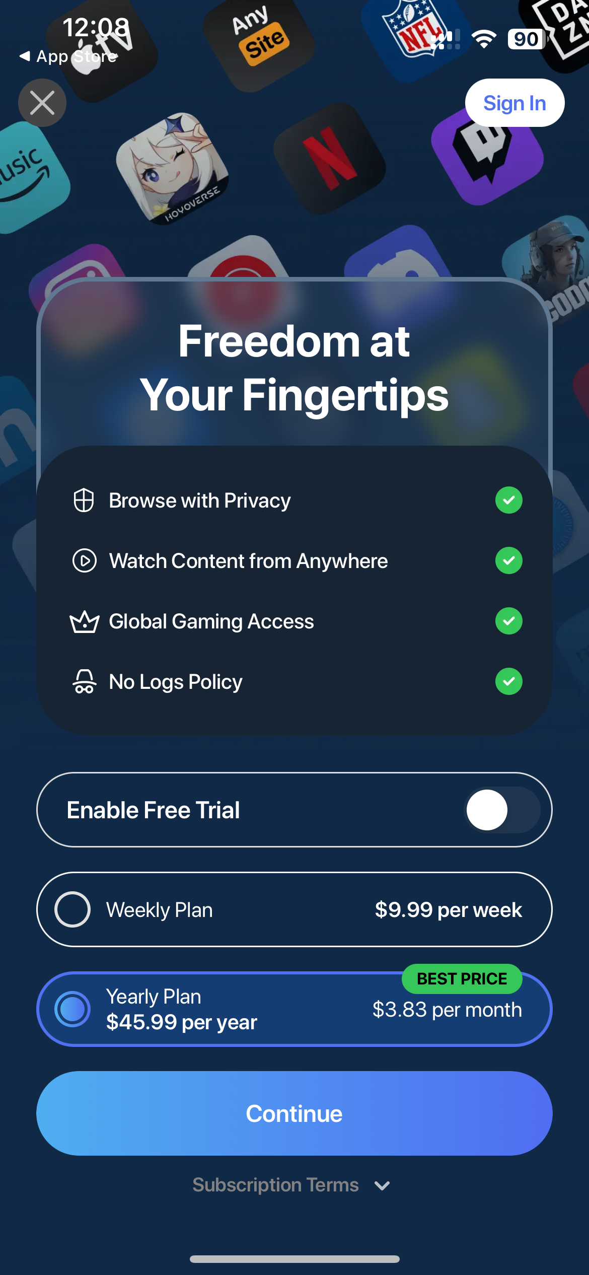 VPN Lumos: Open & Connect USA