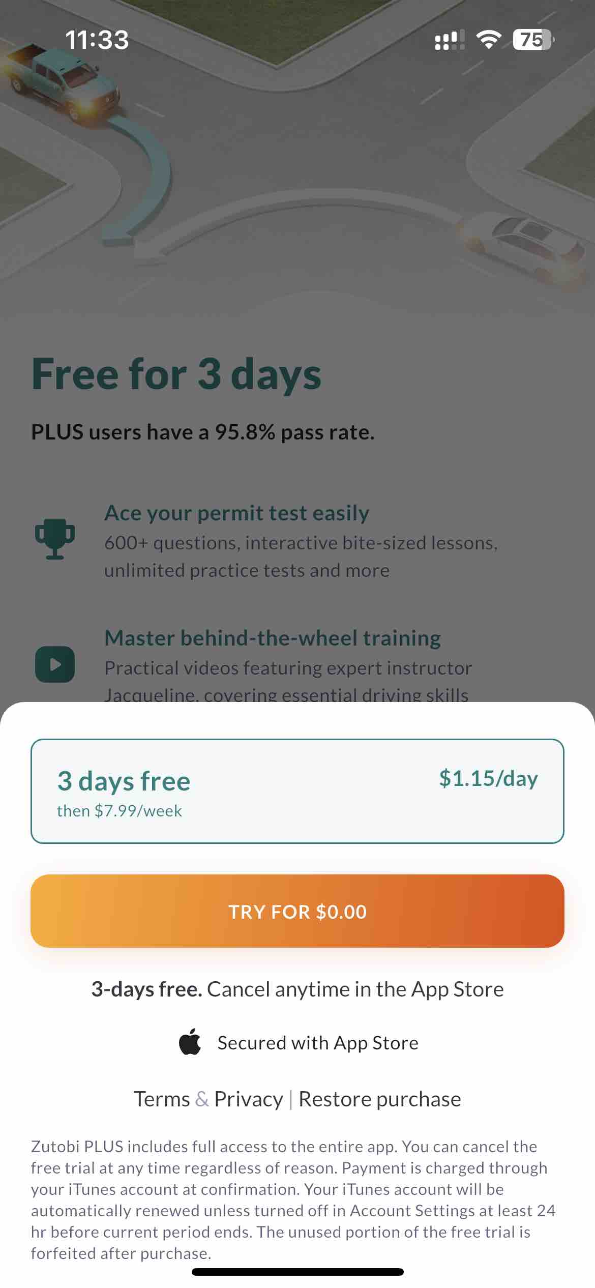 Zutobi: Permit & Driving Prep