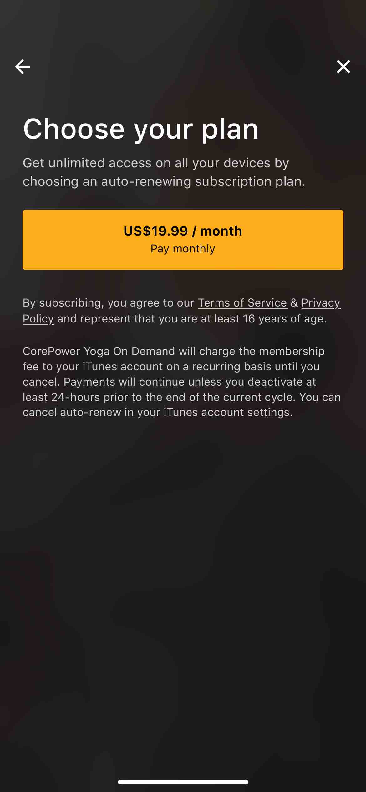CorePower Yoga On Demand