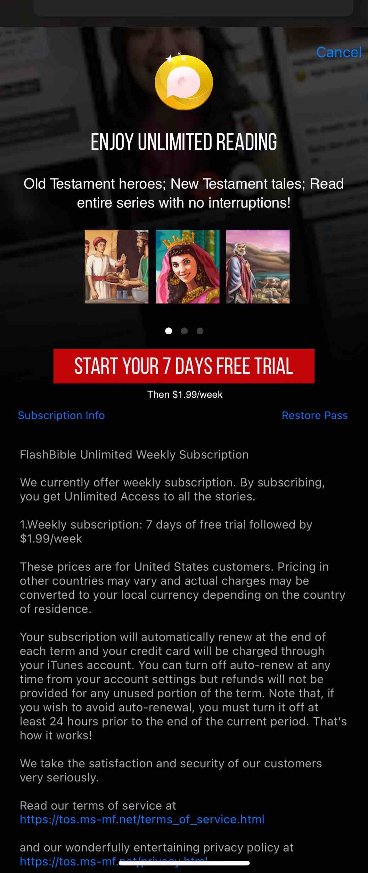 FlashBible - Chat Stories