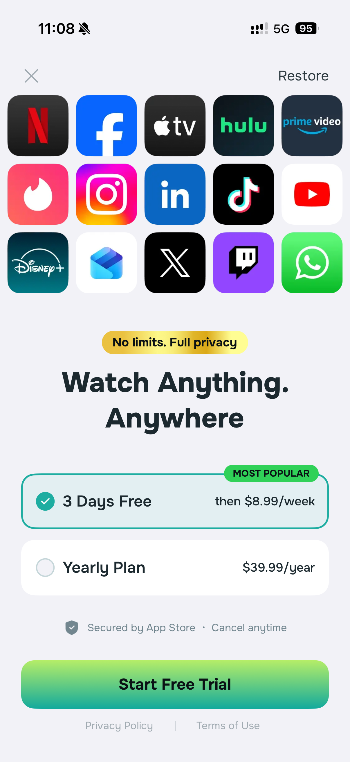 Guru VPN: Super Fast Unlimited