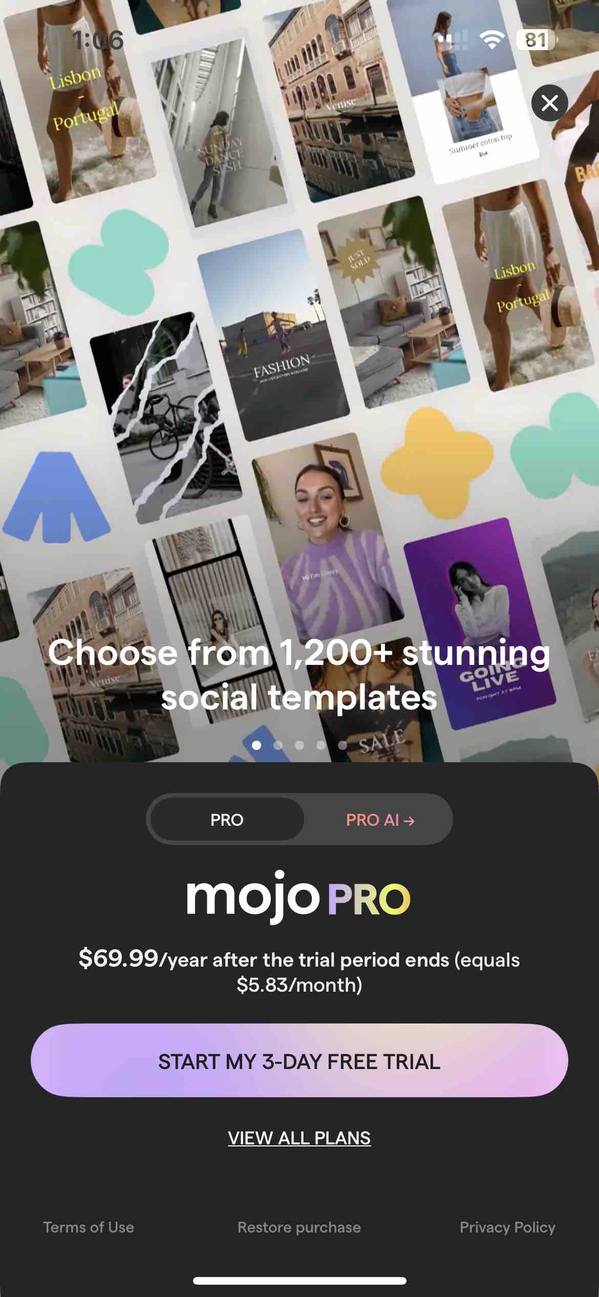 Mojo: AI Video & Reels Editor
