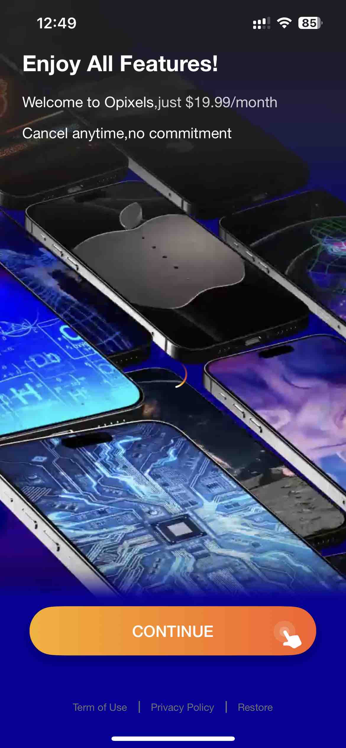 OPixels-Charging Wallpaper