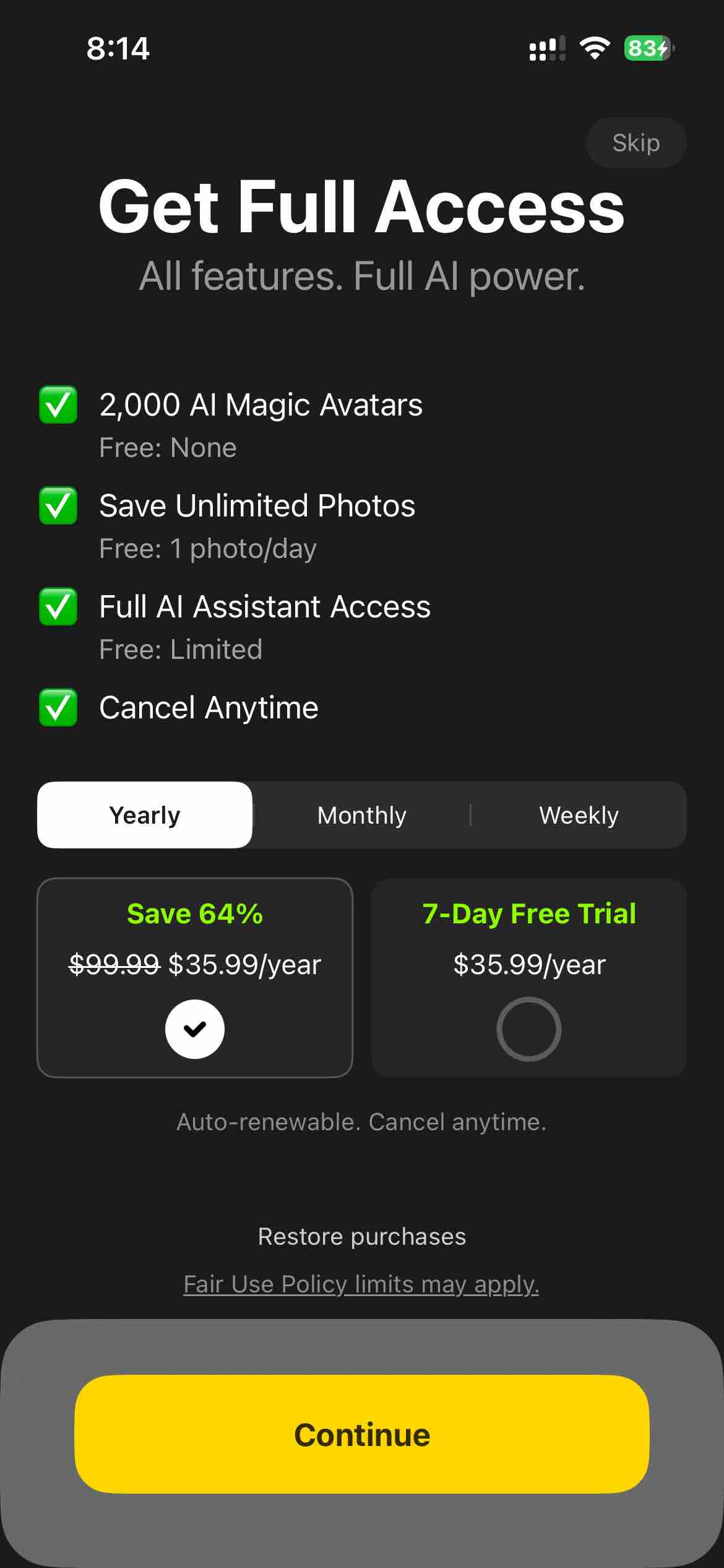 Lensa AI: Photo Editor