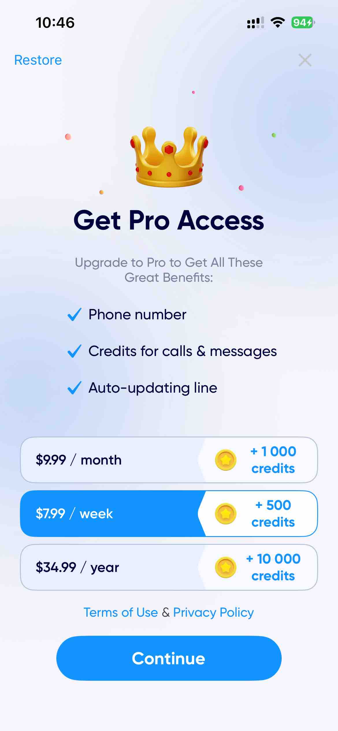 SIMless - 2nd Phone Number