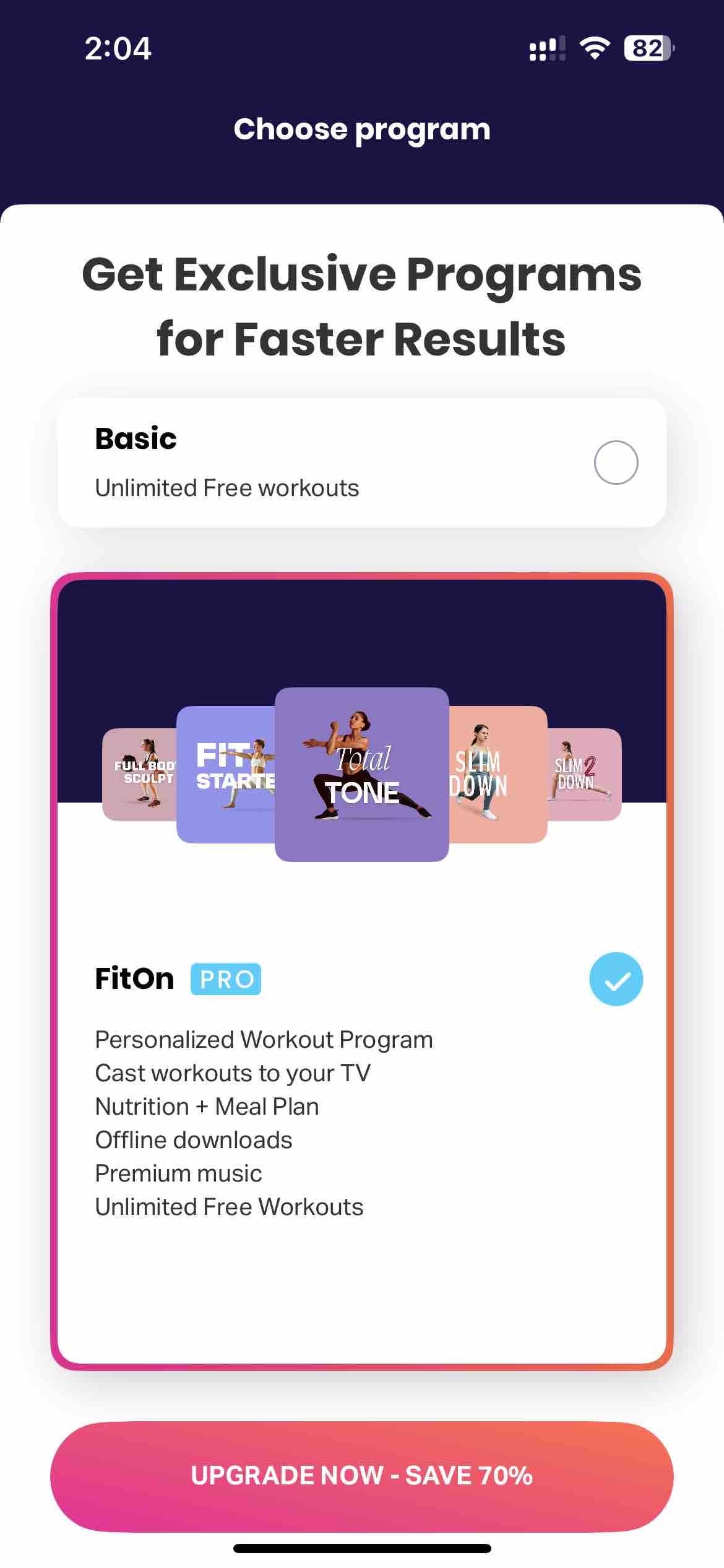 FitOn Workouts & Fitness Plans