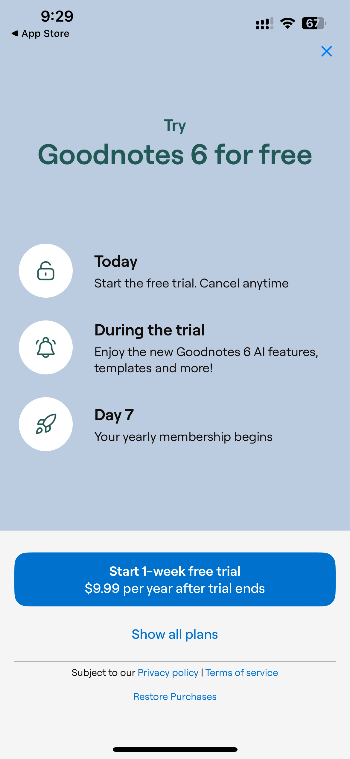 Goodnotes: AI Notes, Docs, PDF