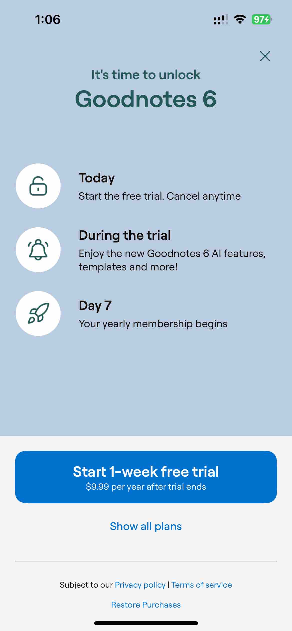 Goodnotes: AI Notes, Docs, PDF