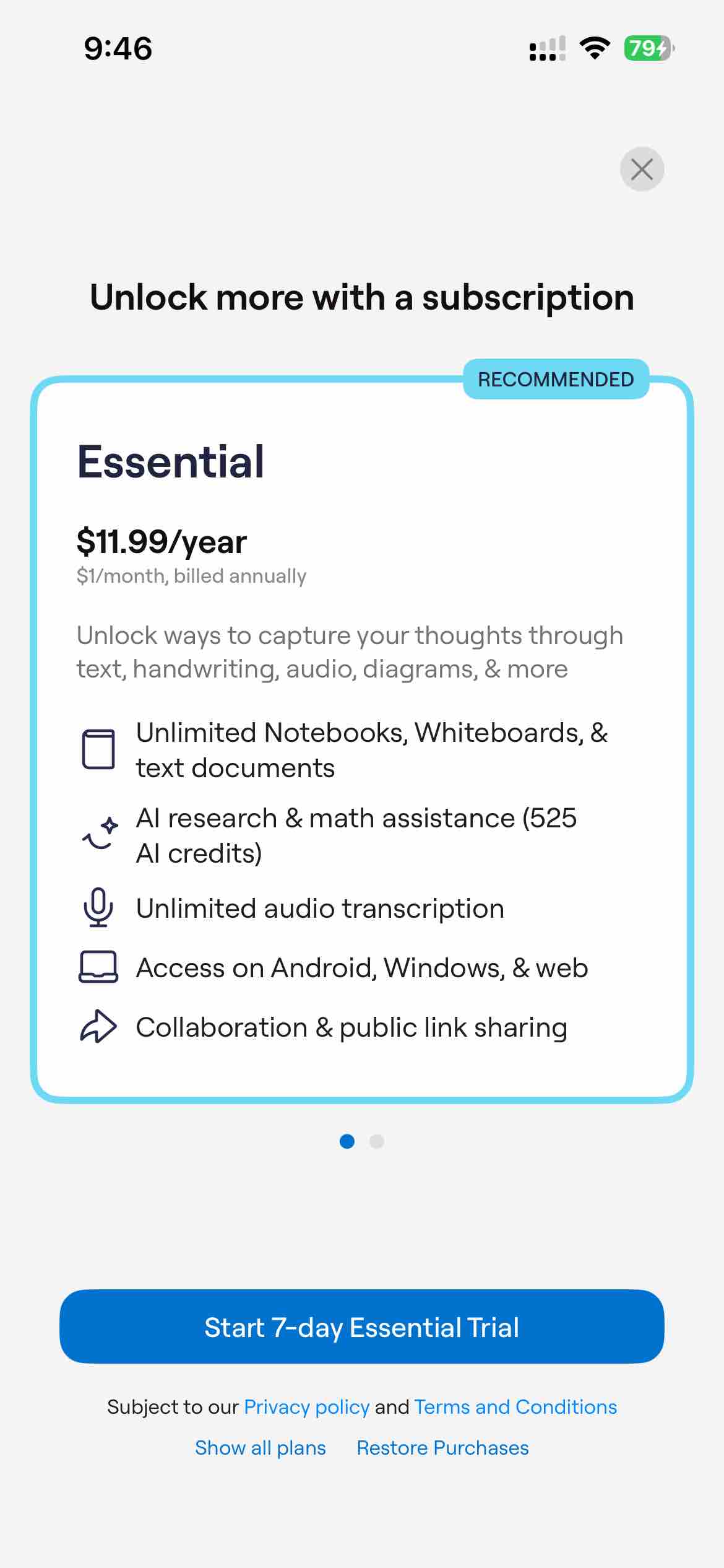 Goodnotes: AI Notes, Docs, PDF
