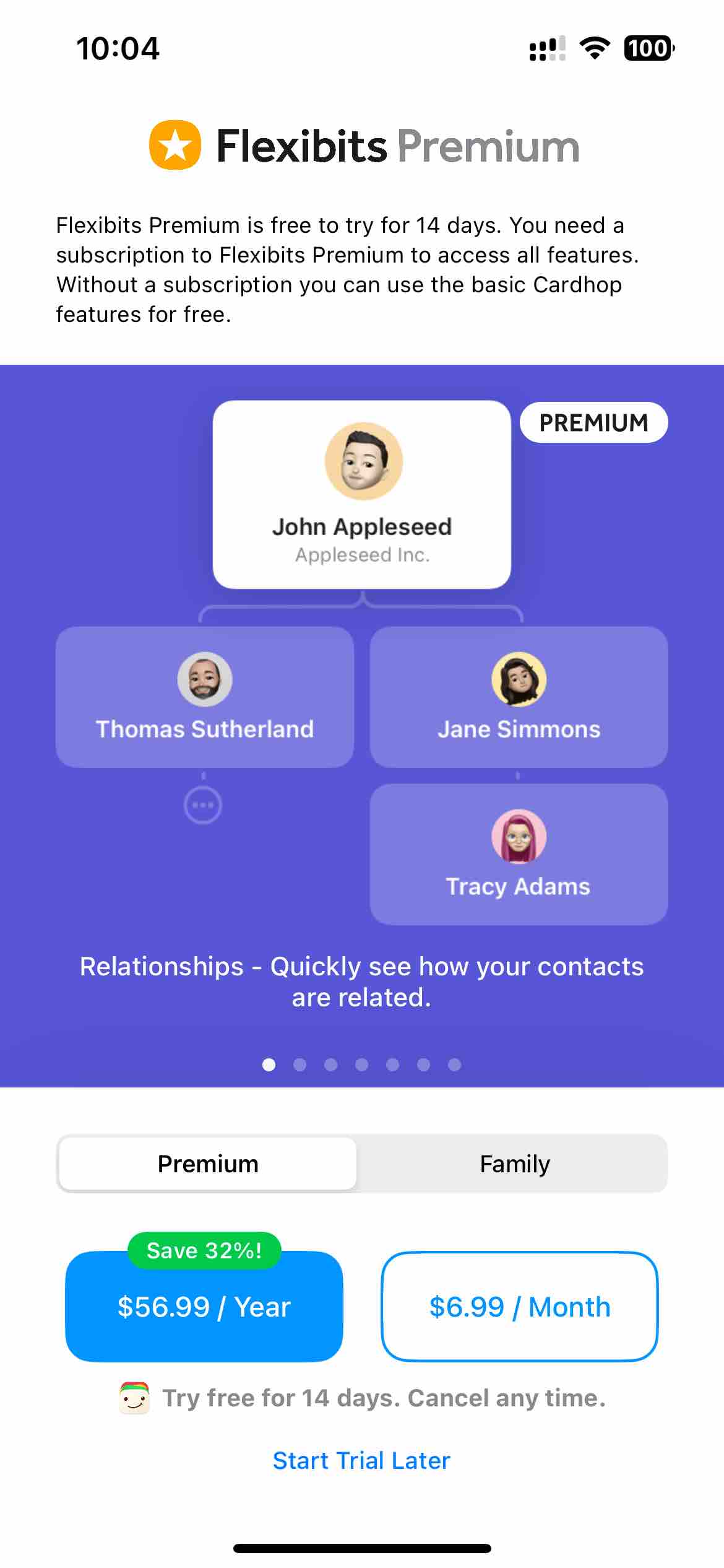 Cardhop Contacts