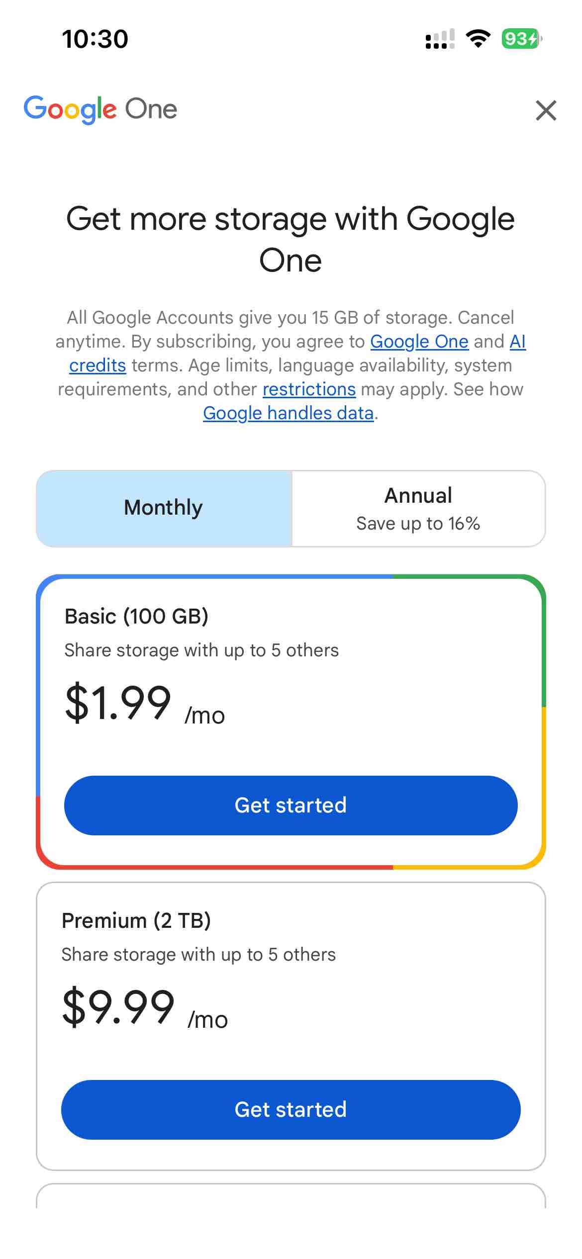 Google One