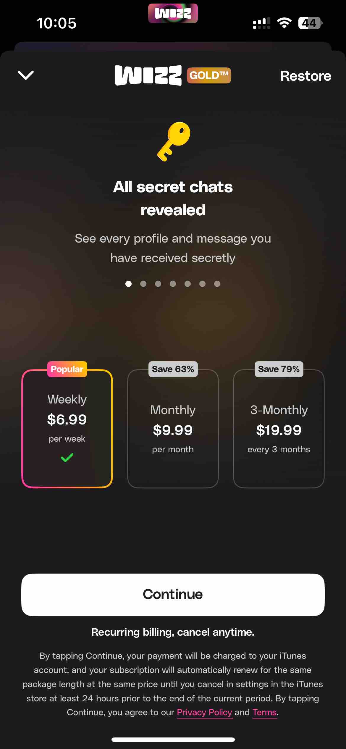 Wizz App - chat now