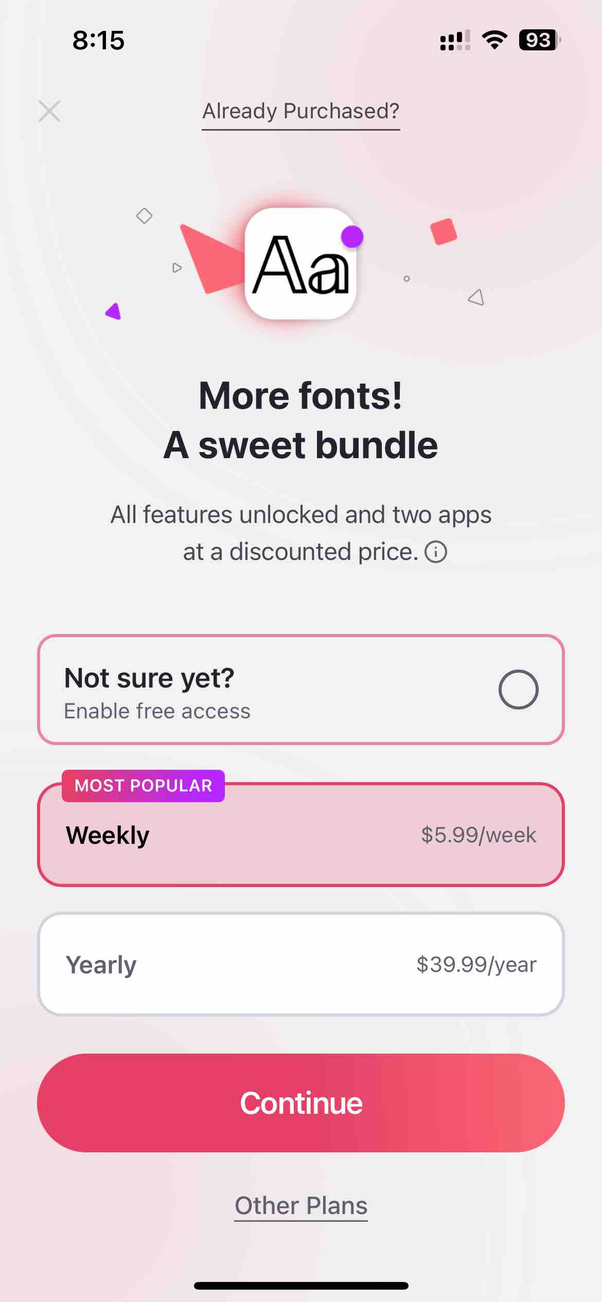 Fonts - AI Stickers