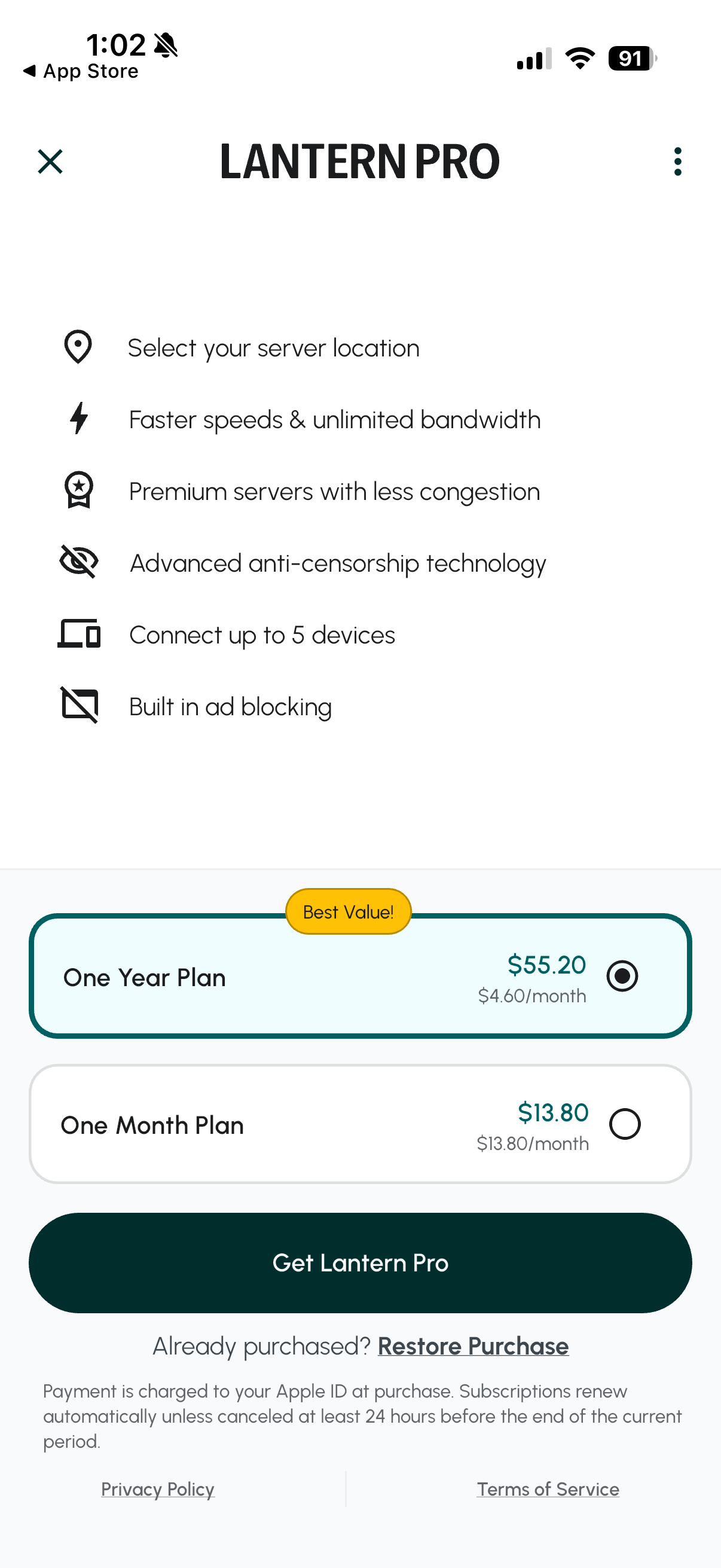 Lantern: Fast, Secure VPN