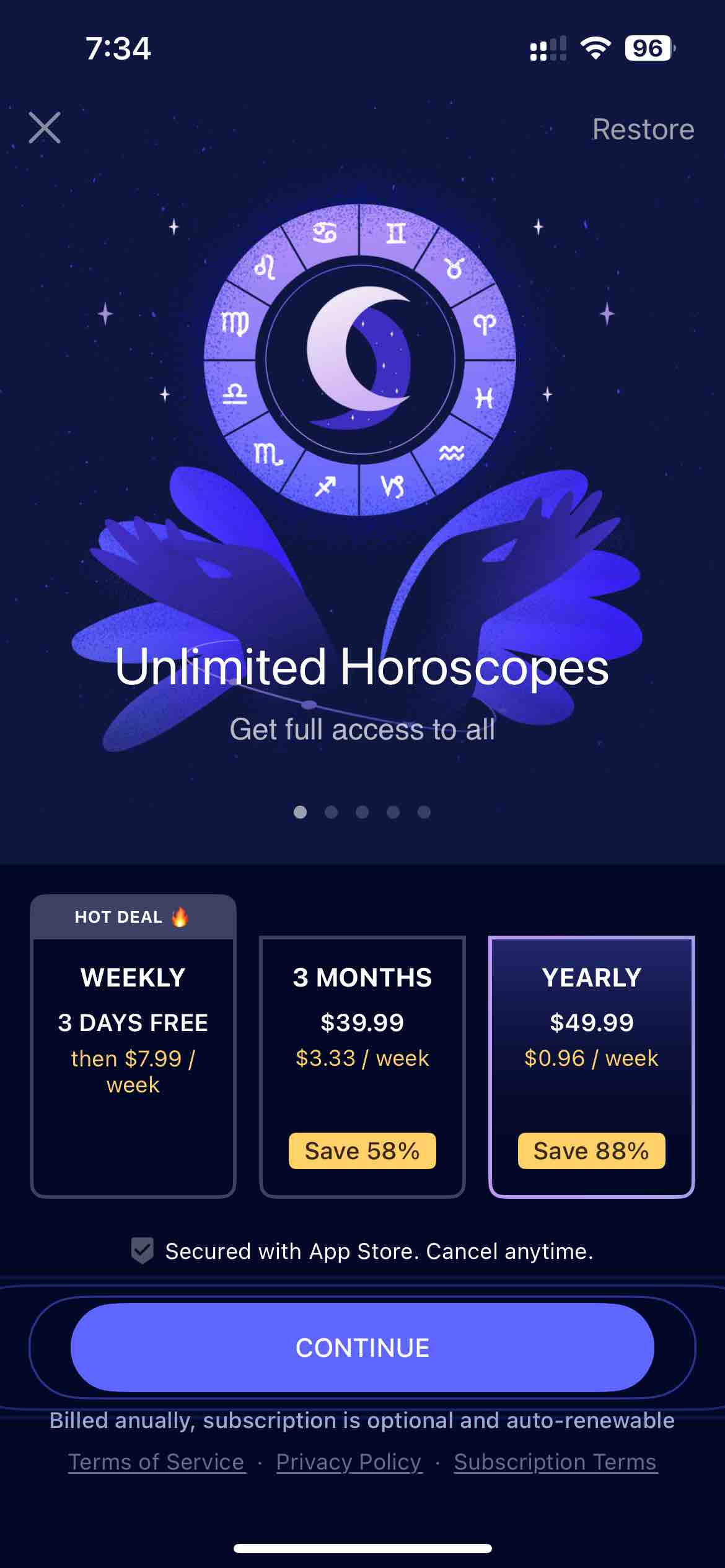 Nebula: Horoscope & Astrology