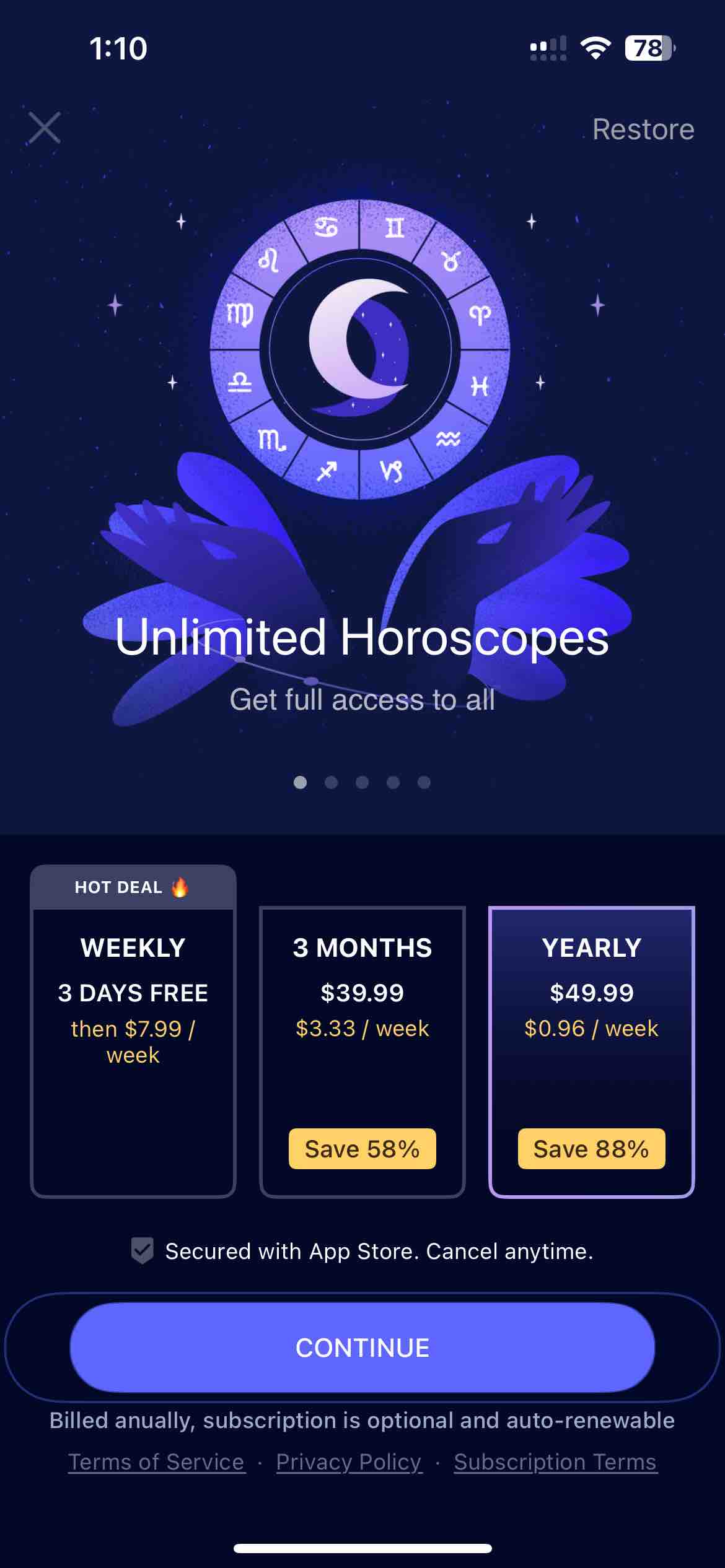 Nebula: Horoscope & Astrology