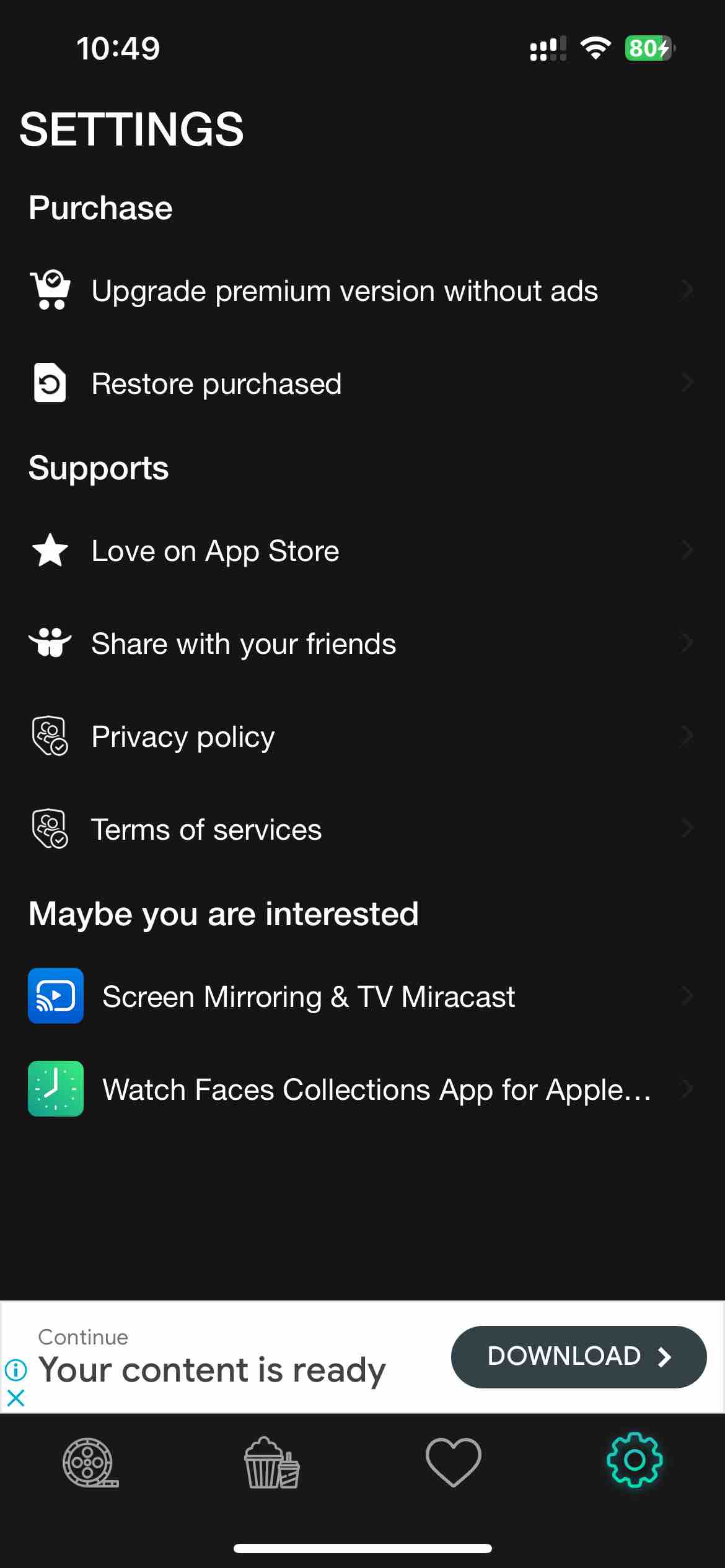 Show Box & TV Movie Hub Cinema