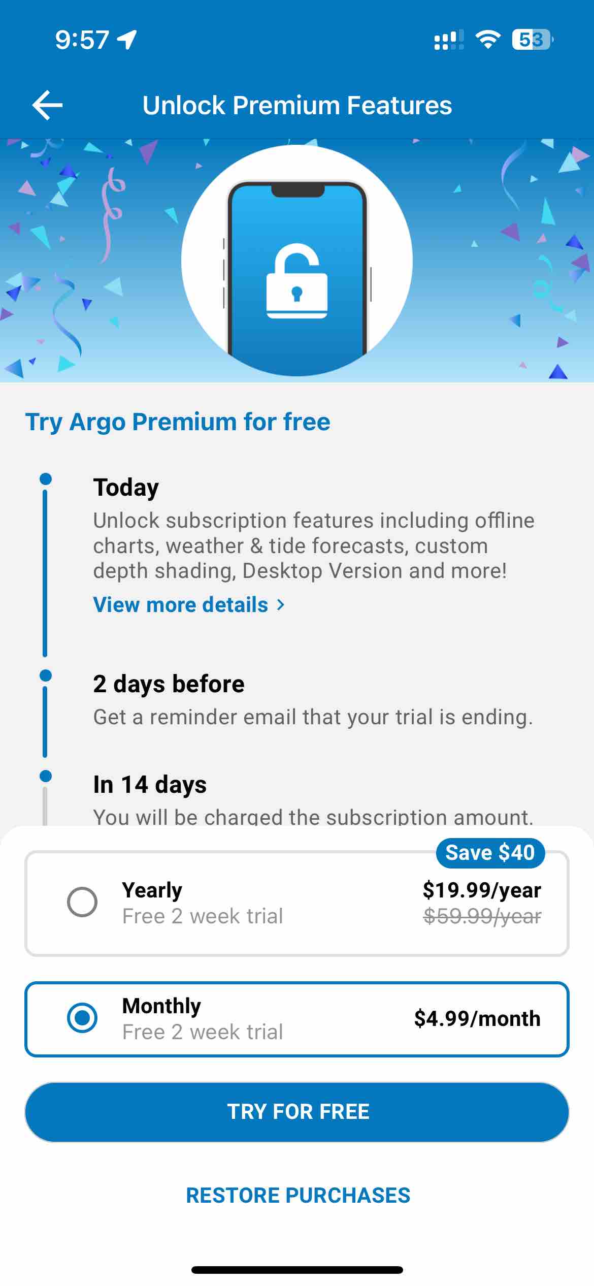 Argo - Boating Navigation