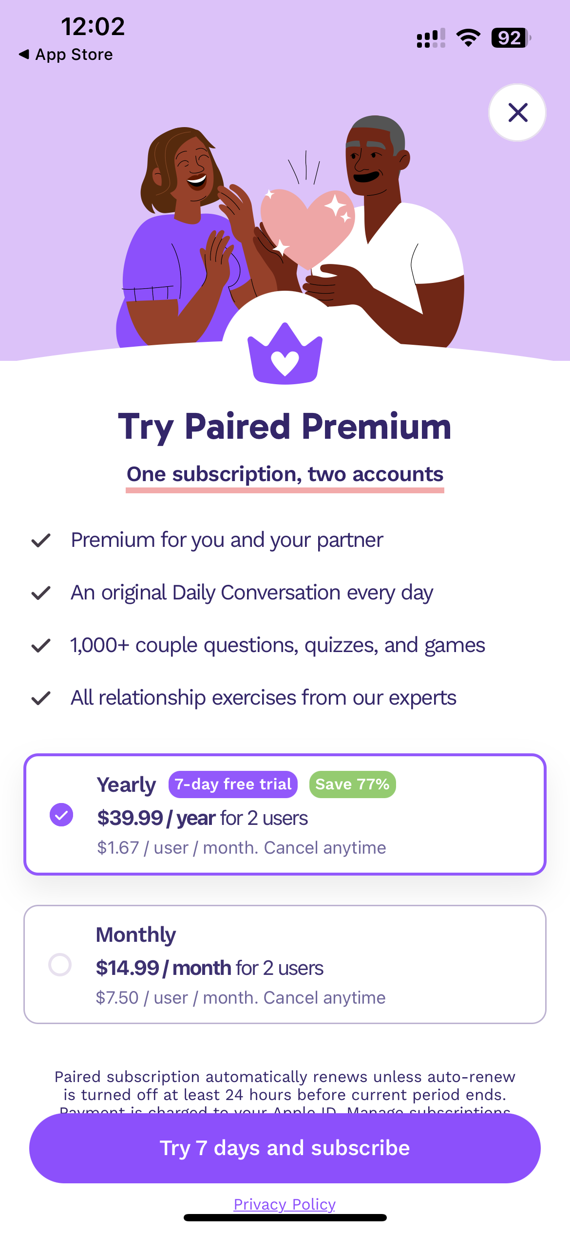 Paired: Couples & Relationship