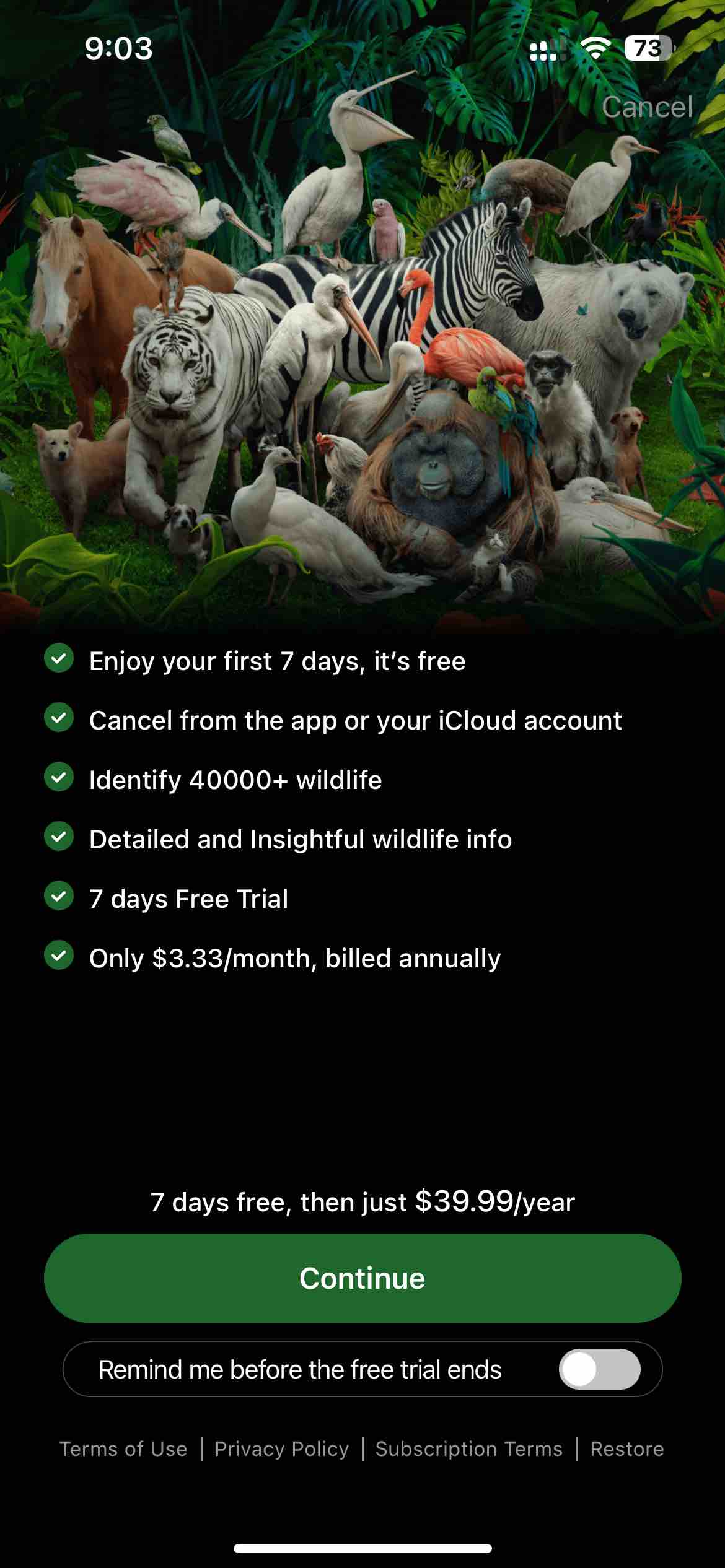 Picture Nature: Animal ID