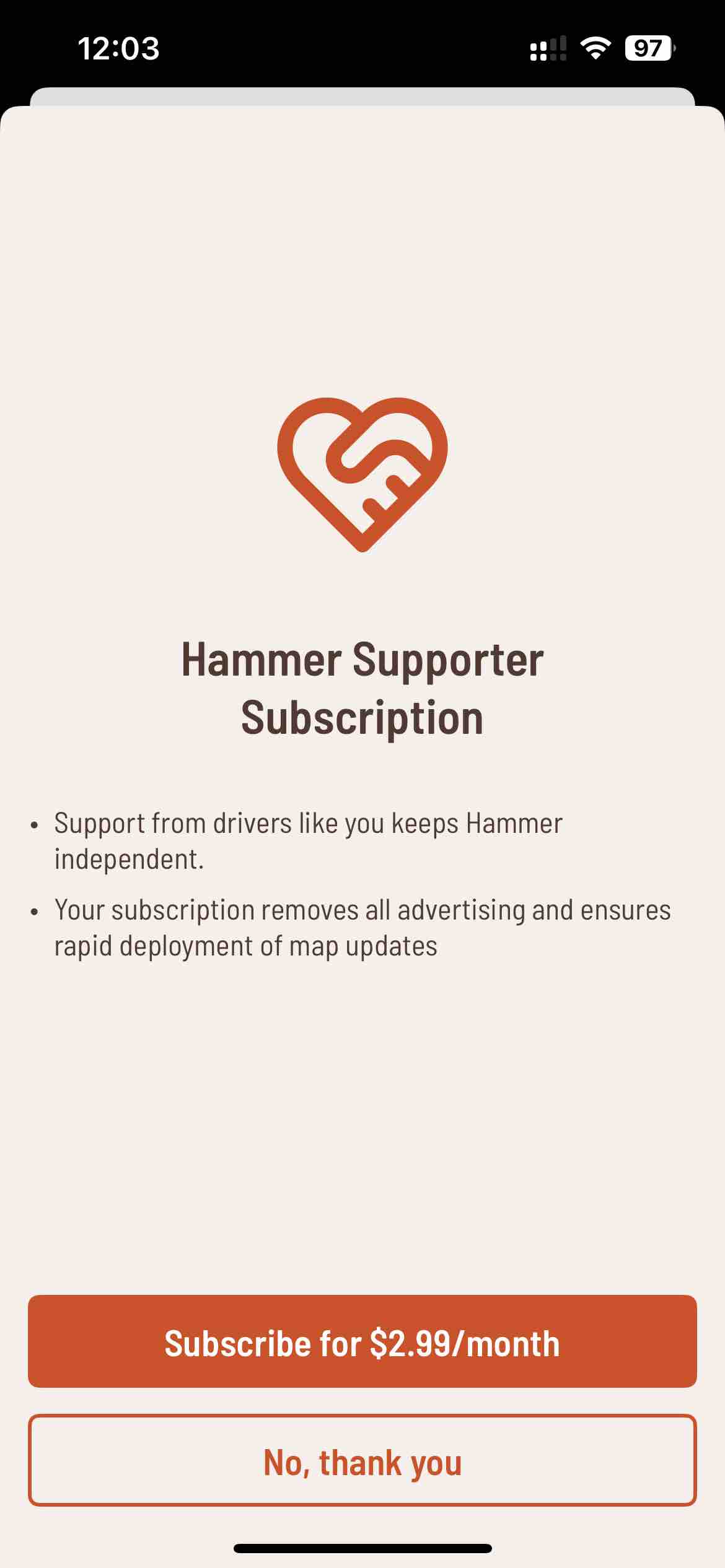 Hammer: Truck GPS & Maps