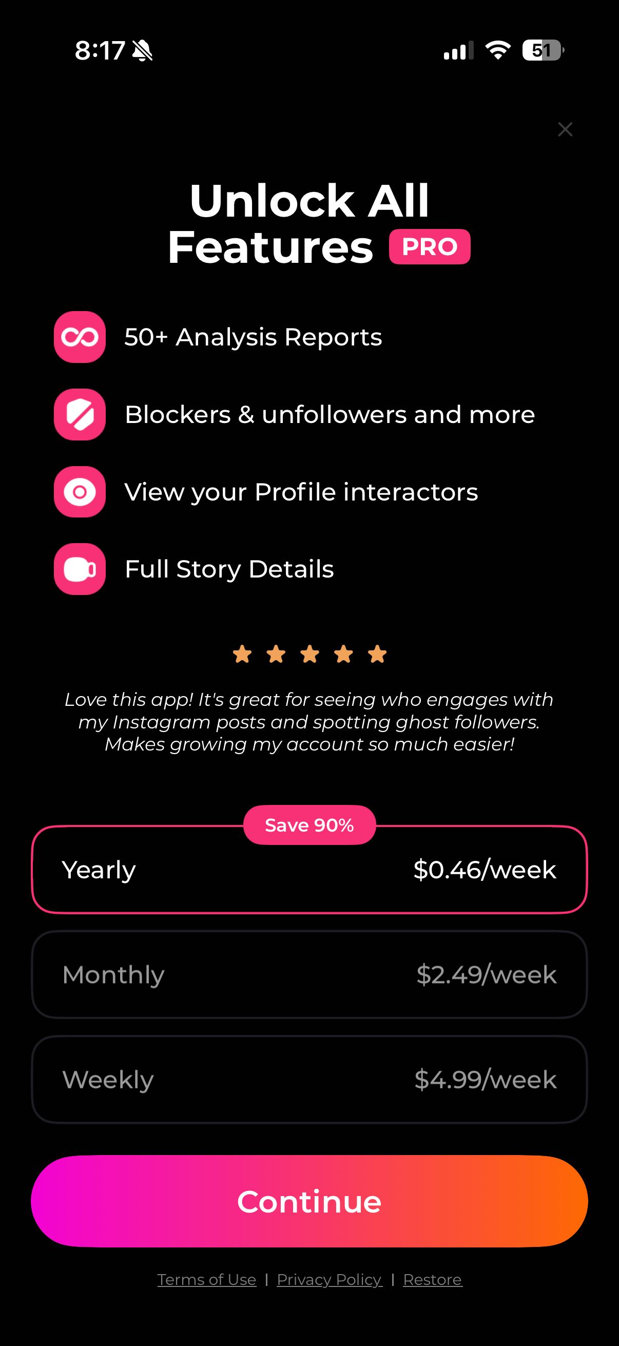 Reports+ for Followers Tracker