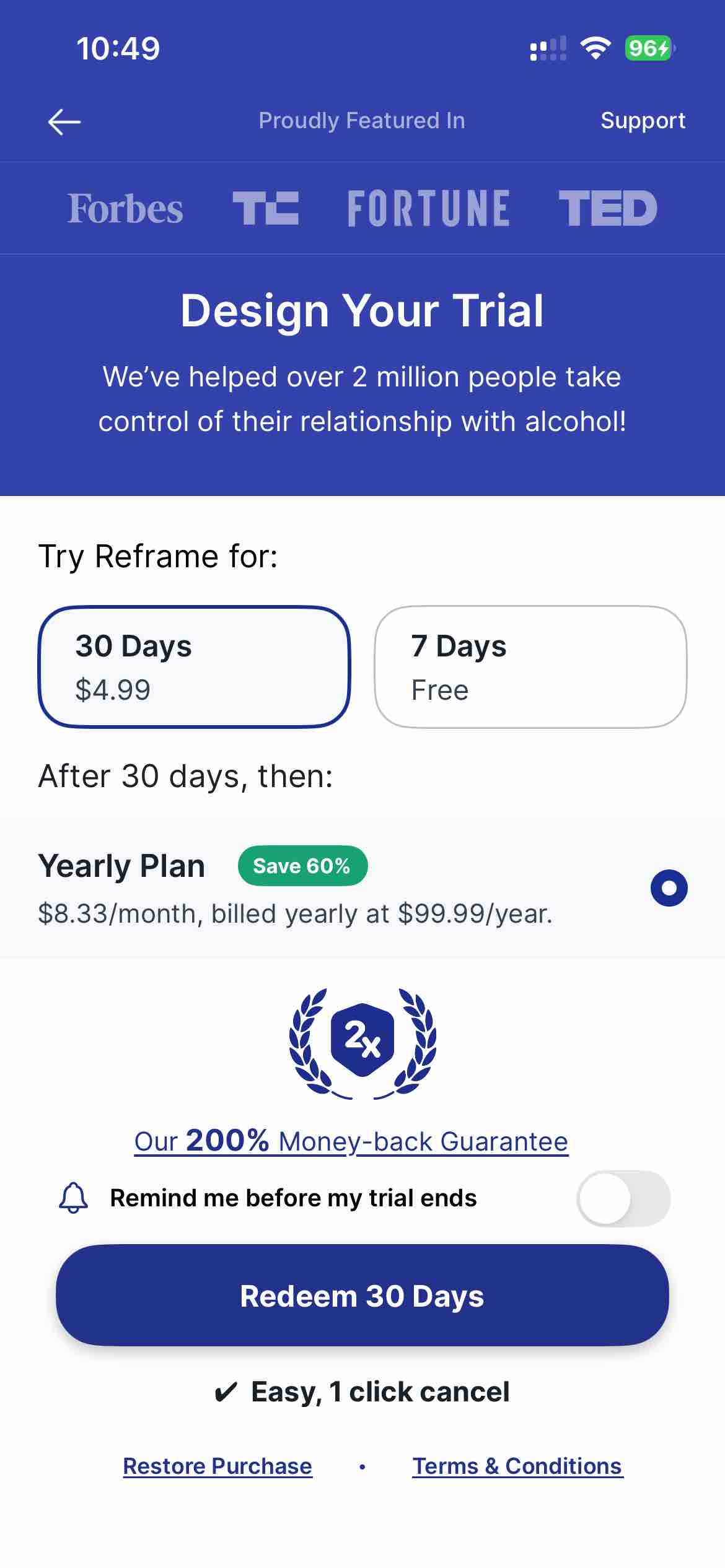 Reframe: Drink Less & Thrive