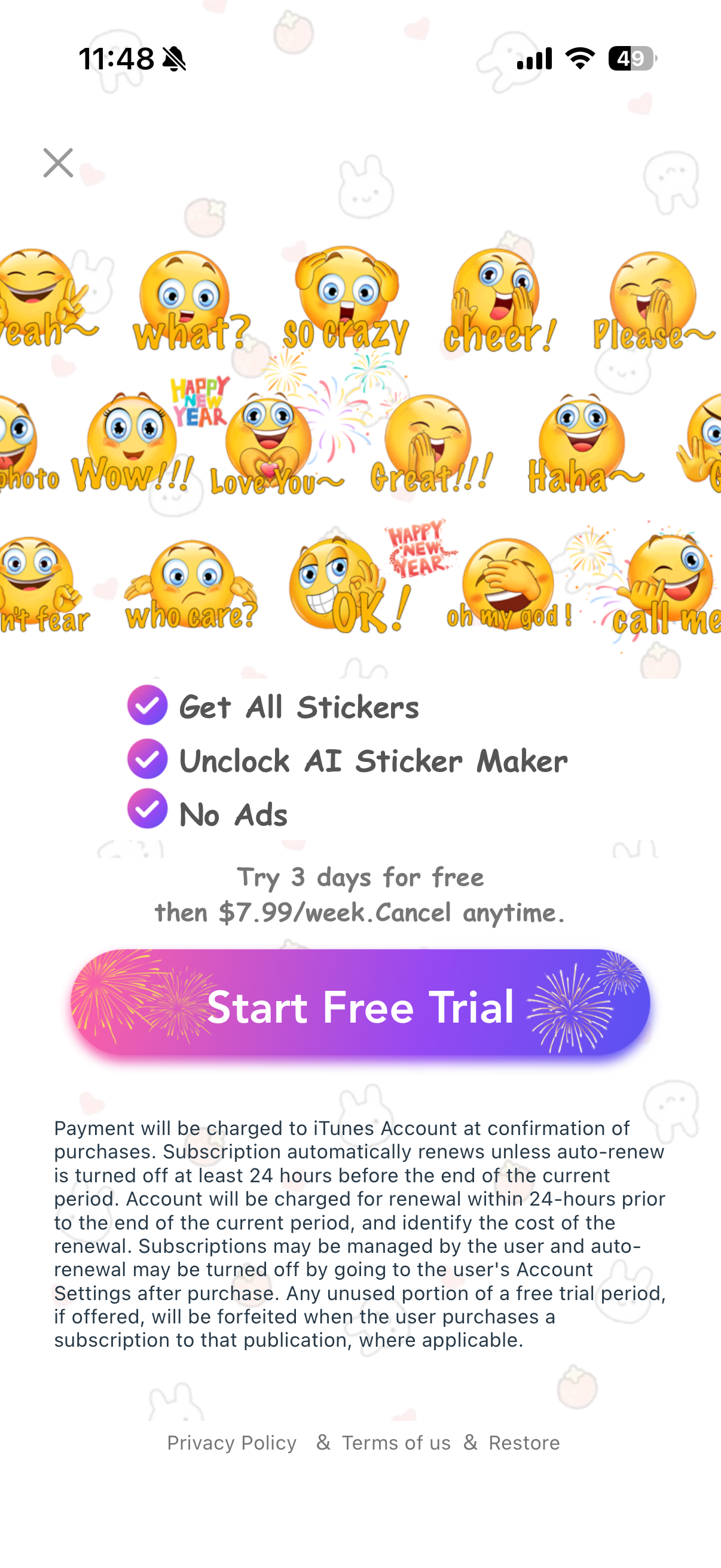 Bucket Stickers