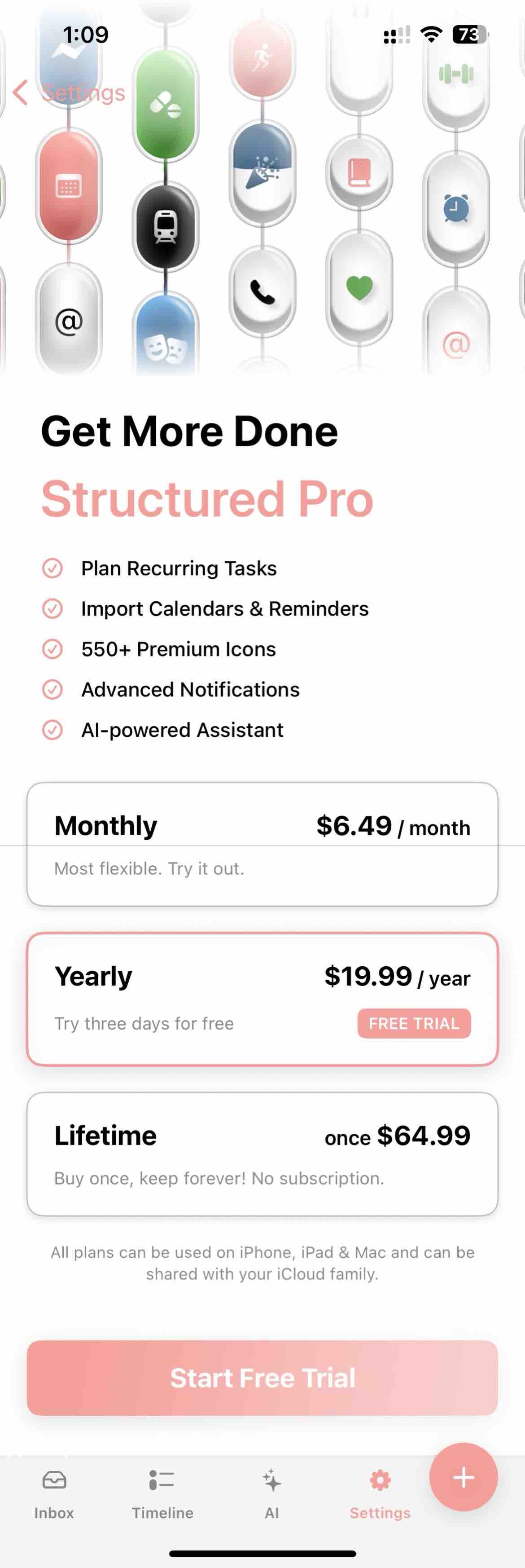 Structured: Daily Planner Todo